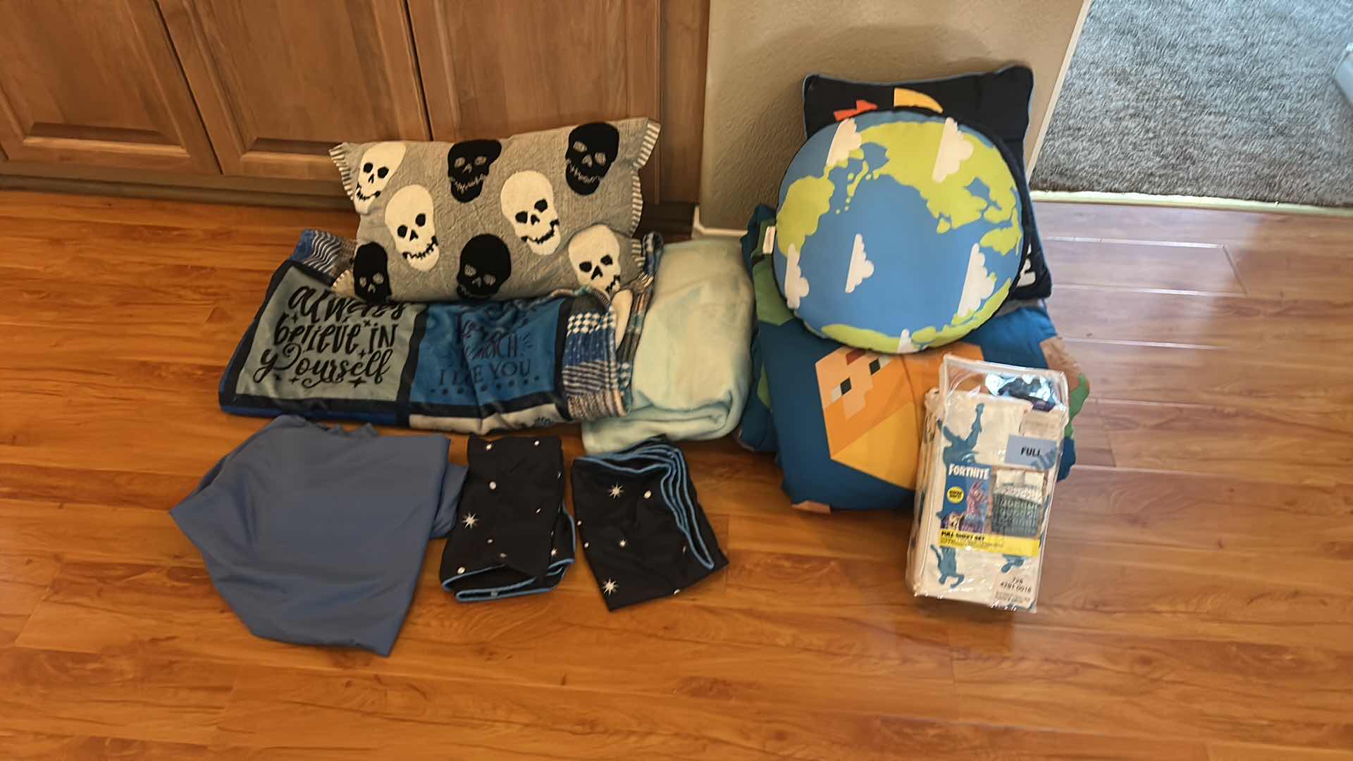 Photo 1 of BOYS BEDDING AND PILLOWS