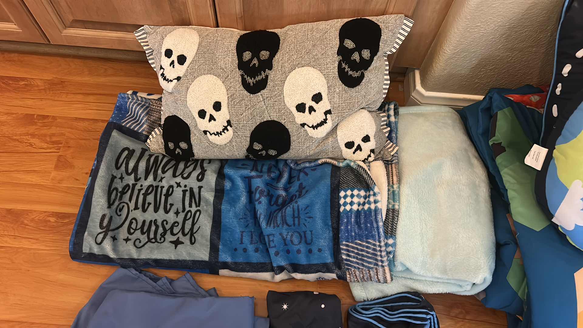 Photo 1 of BOYS BEDDING AND PILLOWS