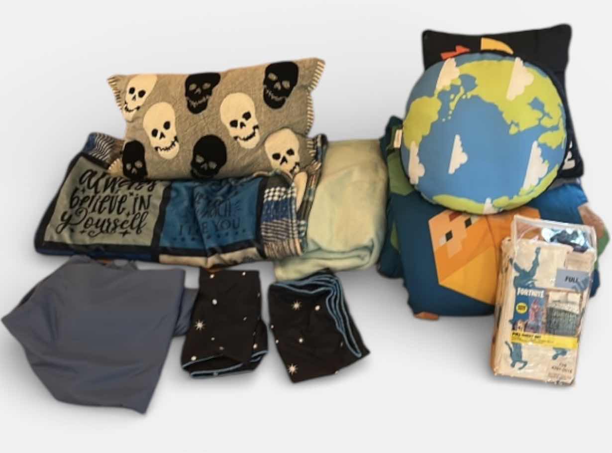 Photo 1 of BOYS BEDDING AND PILLOWS