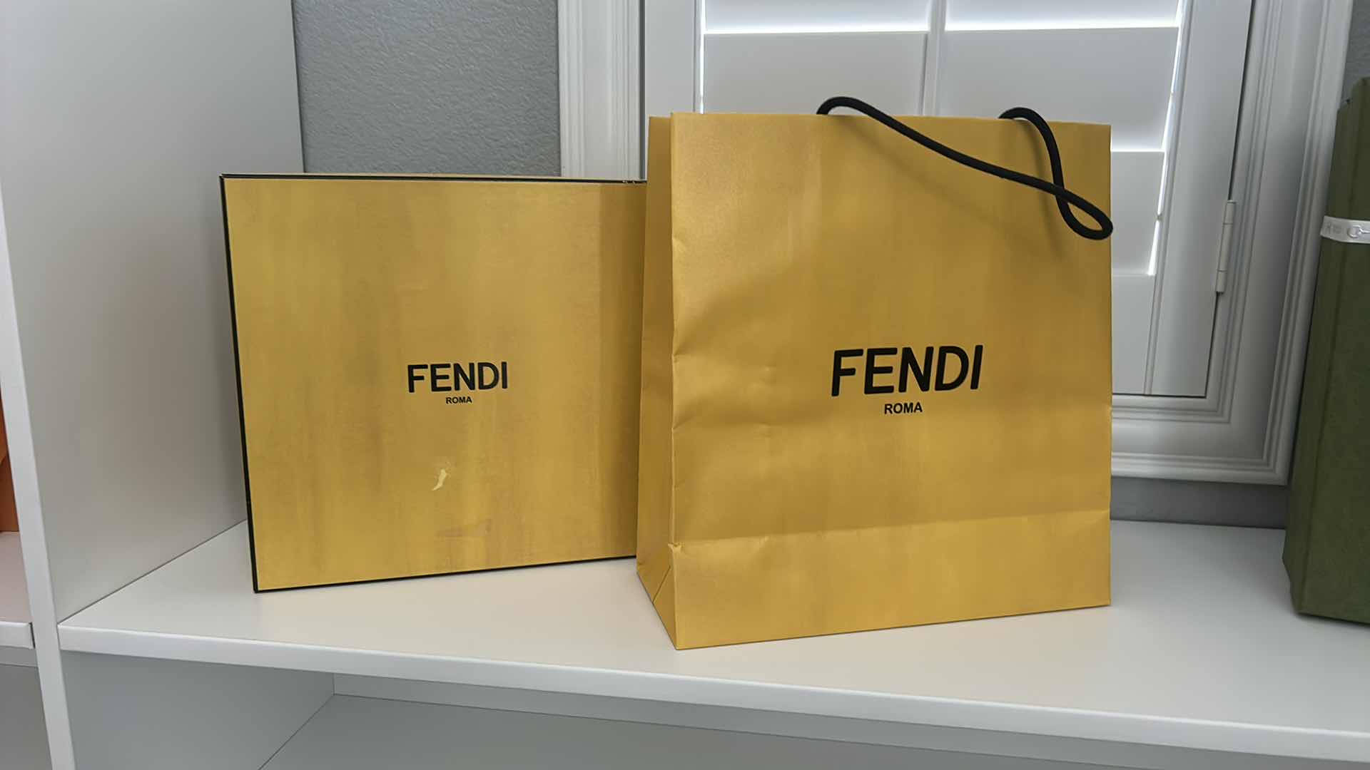 Photo 1 of FENDI GIFT BAG AND GIFT BOX