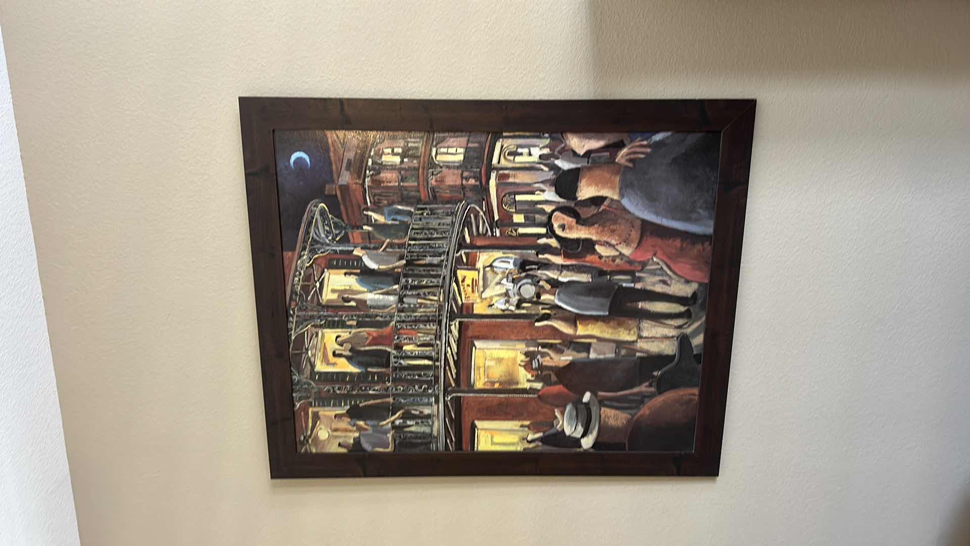 Photo 1 of WOOD FRAMED PRINT TITLED “NEW ORLEANS - DO IT” BY ARTIST DIDIER LOURENCO. ARTWORK 37“ x H45”