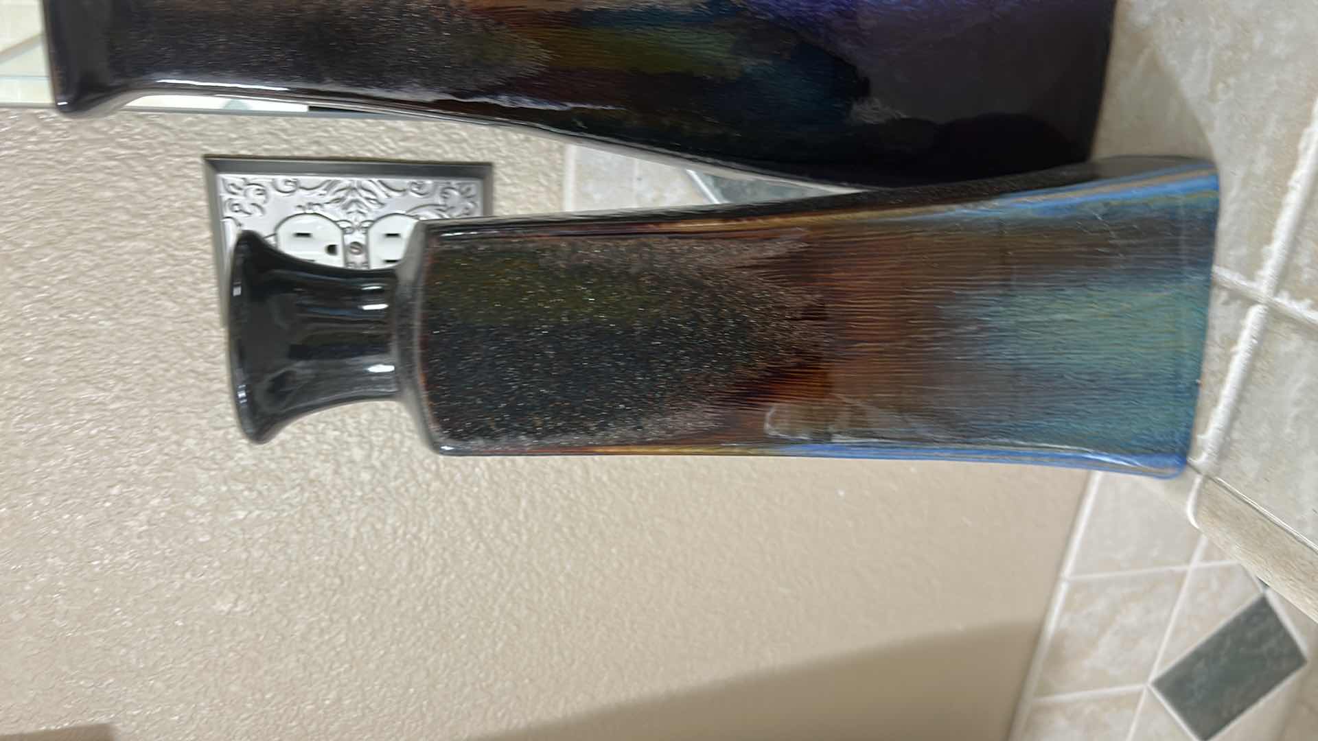 Photo 1 of 3 CERAMIC VASES (TALLEST H14.5”)