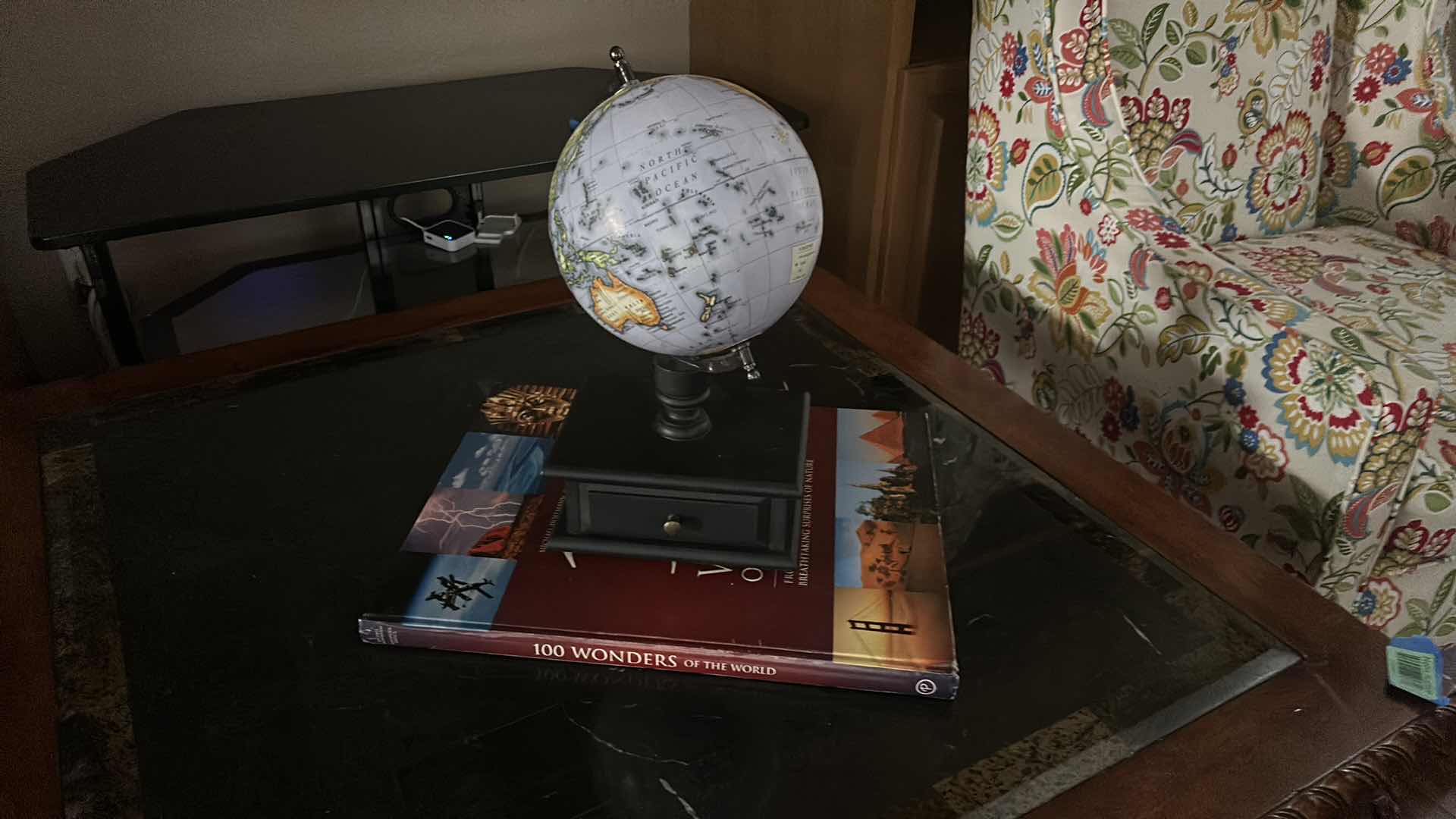 Photo 1 of LARGE COFFEE TABLE BOOK AND GLOBE H16”