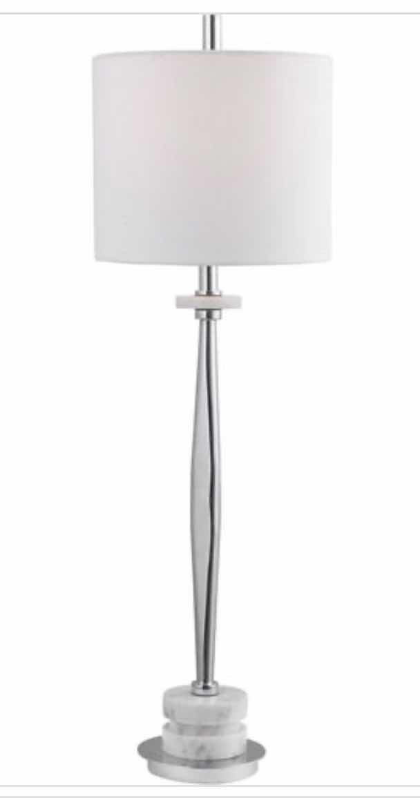 Photo 1 of UTTERMOST MAGNUS 36 INCH 150 WATT CHROME BUFFET LAMP