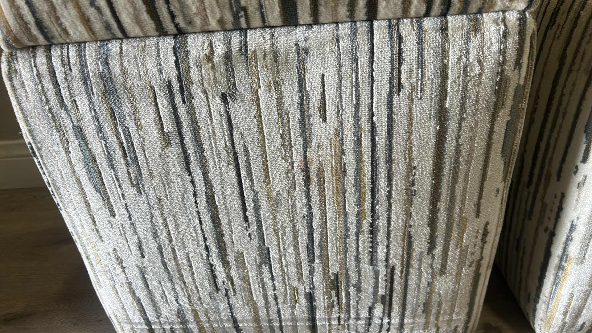 Photo 1 of 2 CUSTOM DESIGNED UPHOLSTERED STORAGE CUBES /SEATING 16.5” x 16.5” x H19”