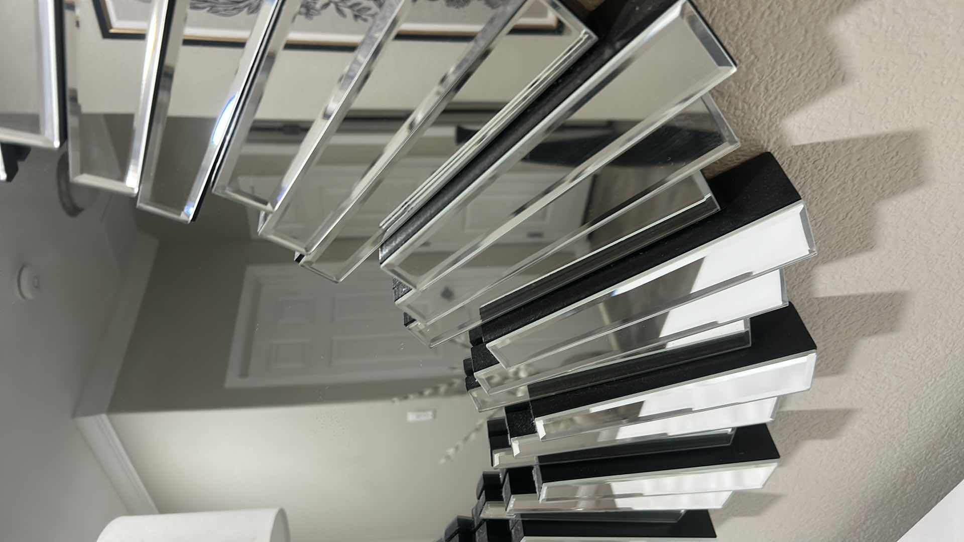 Photo 1 of CONTEMPORARY FRAMELESS RECTANGLE CLEAR SUNBURST MIRROR 39.5 IN. W X 39.5 IN. H