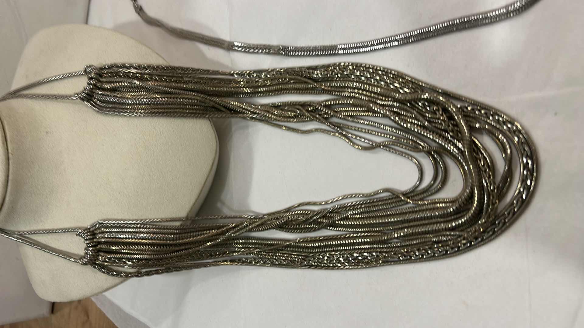 Photo 1 of 2 SILVER TONE NECKLACES