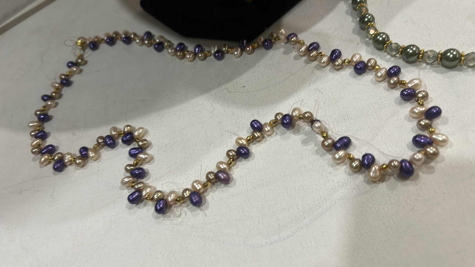 Photo 1 of FASHION JEWELRY- 4 NECKLACES & 1 BRACELET