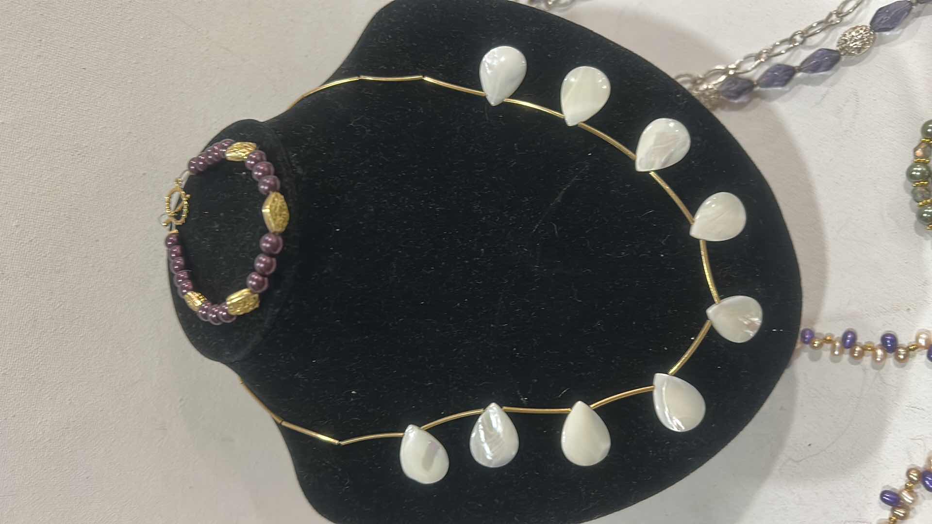 Photo 1 of FASHION JEWELRY- 4 NECKLACES & 1 BRACELET