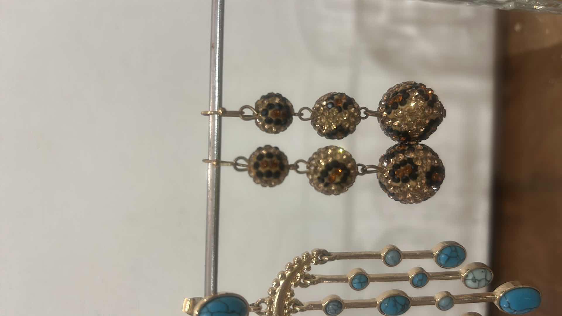 Photo 1 of FASHION JEWELRY- 3 PAIRS PIERCED EARRINGS