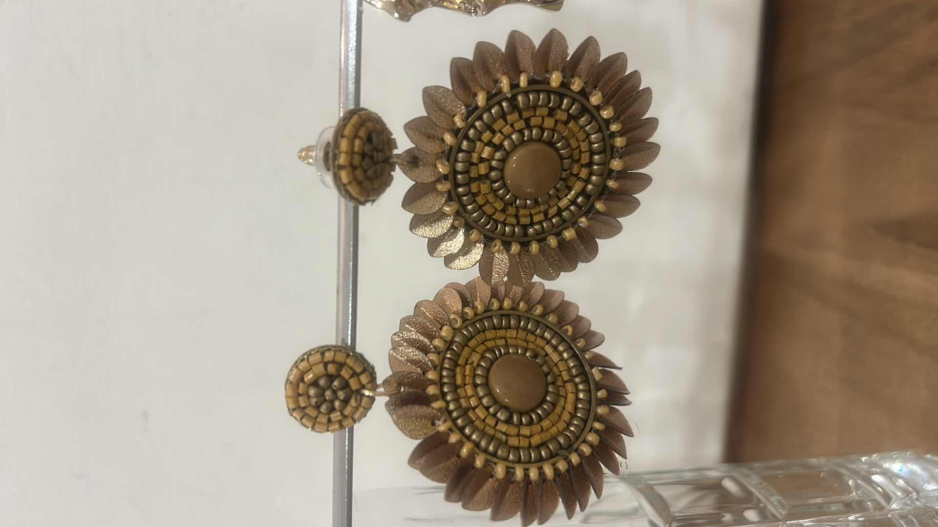 Photo 1 of FASHION JEWELRY- 3 PAIRS PIERCED EARRINGS