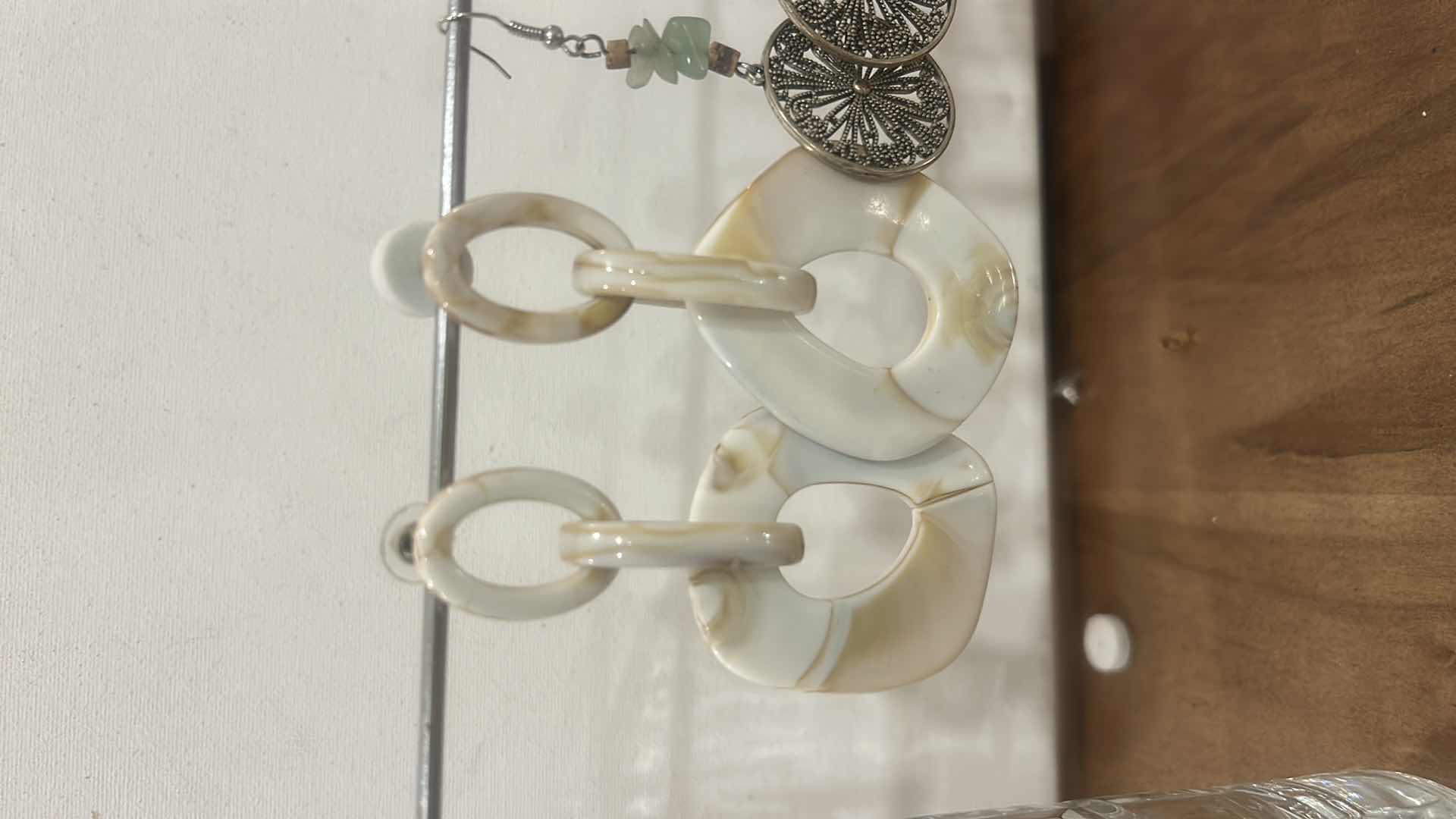 Photo 1 of FASHION JEWELRY- 3 PAIRS PIERCED EARRINGS