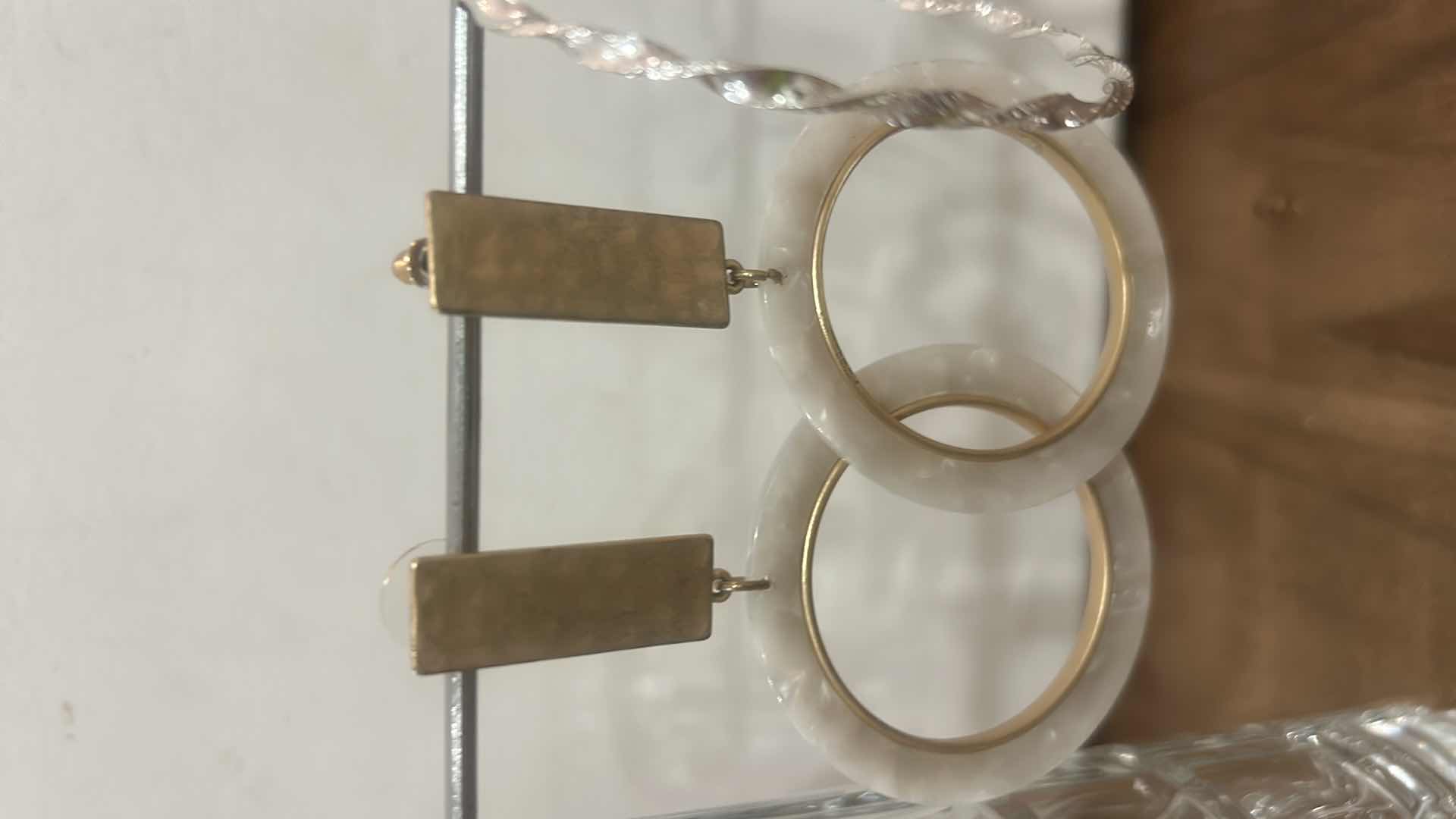 Photo 1 of FASHION JEWELRY- 3 PAIRS PIERCED EARRINGS