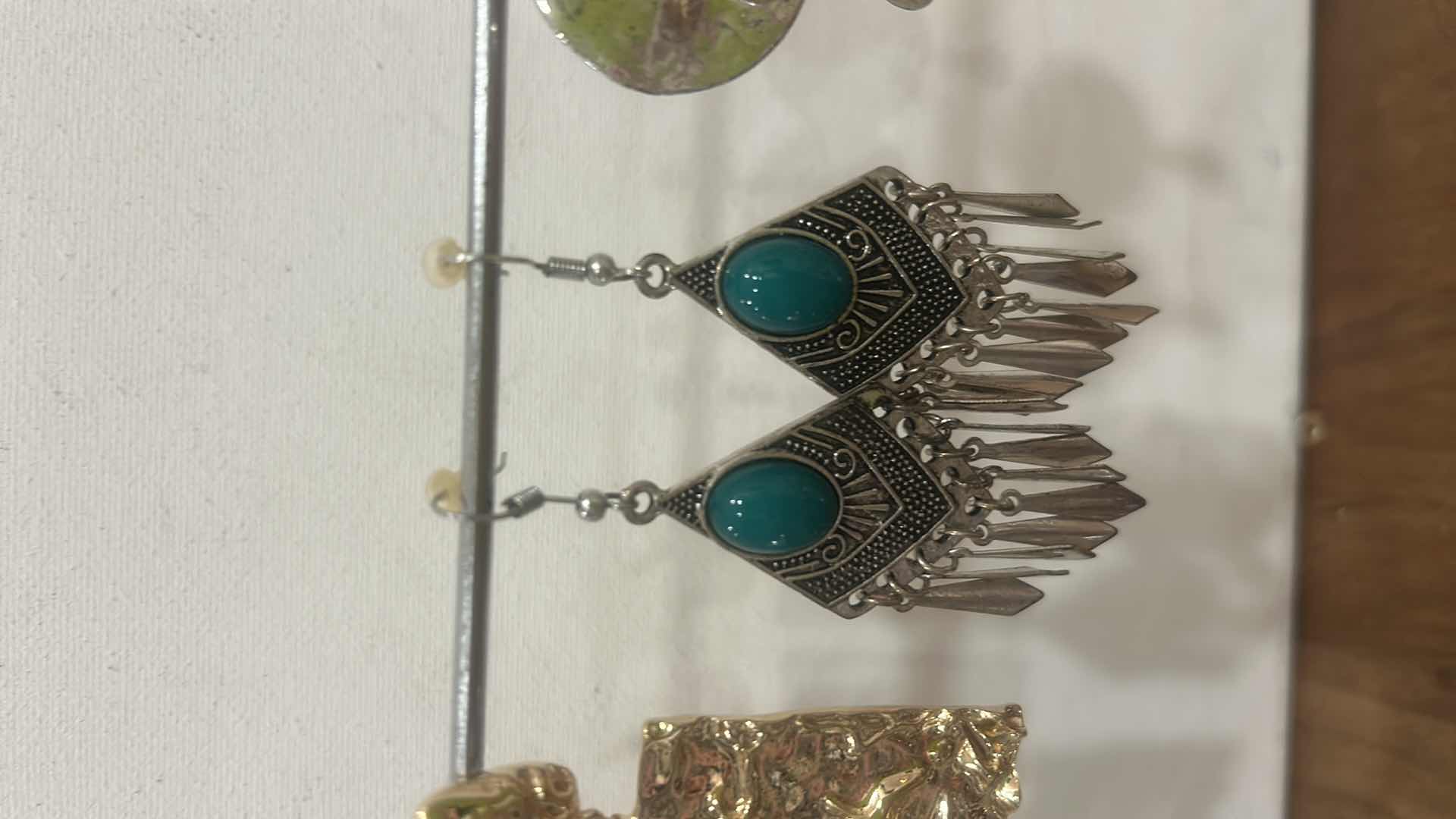 Photo 1 of FASHION JEWELRY- 3 PAIRS PIERCED EARRINGS