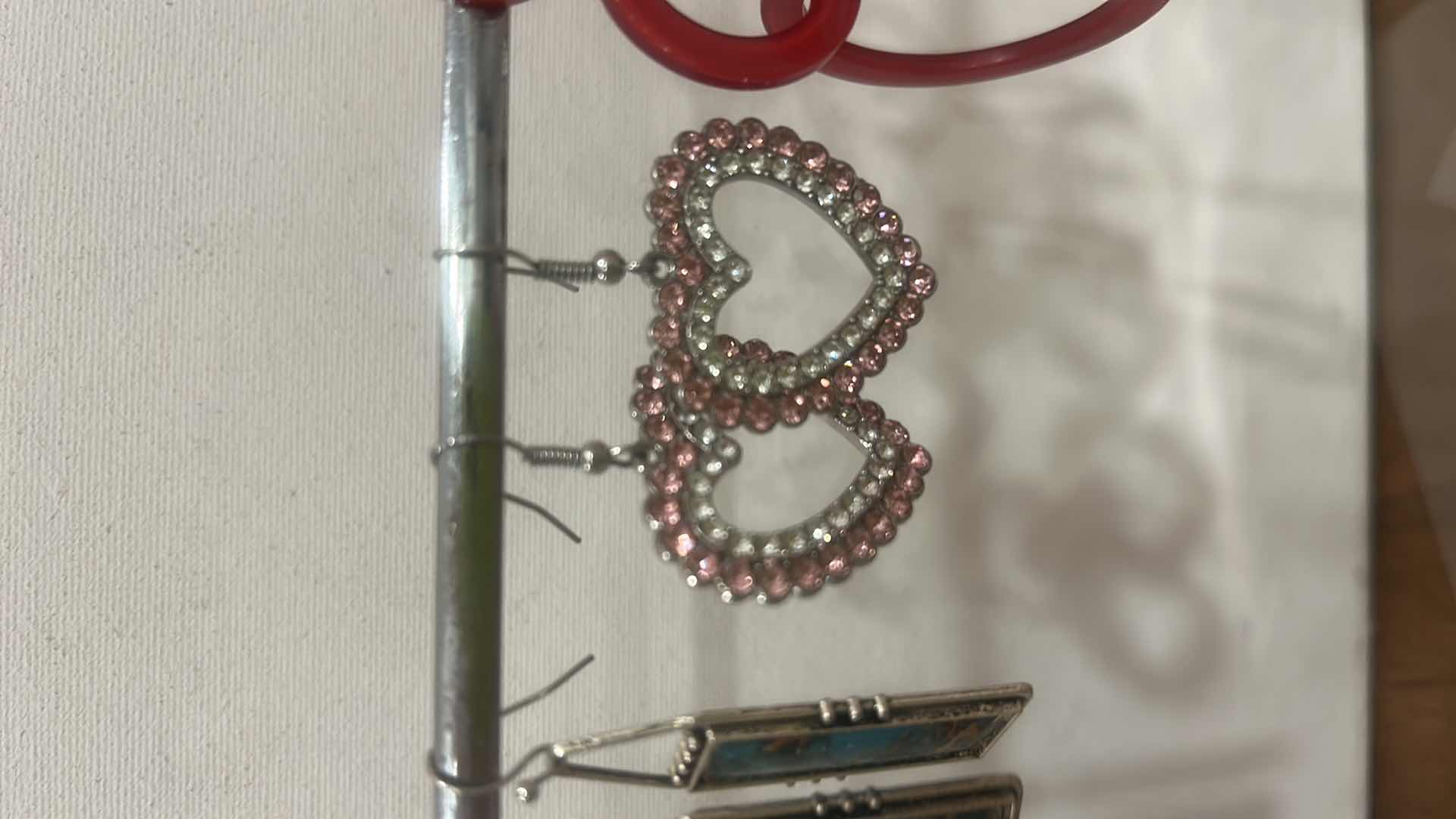 Photo 1 of FASHION JEWELRY- 4 PAIRS PIERCED EARRINGS