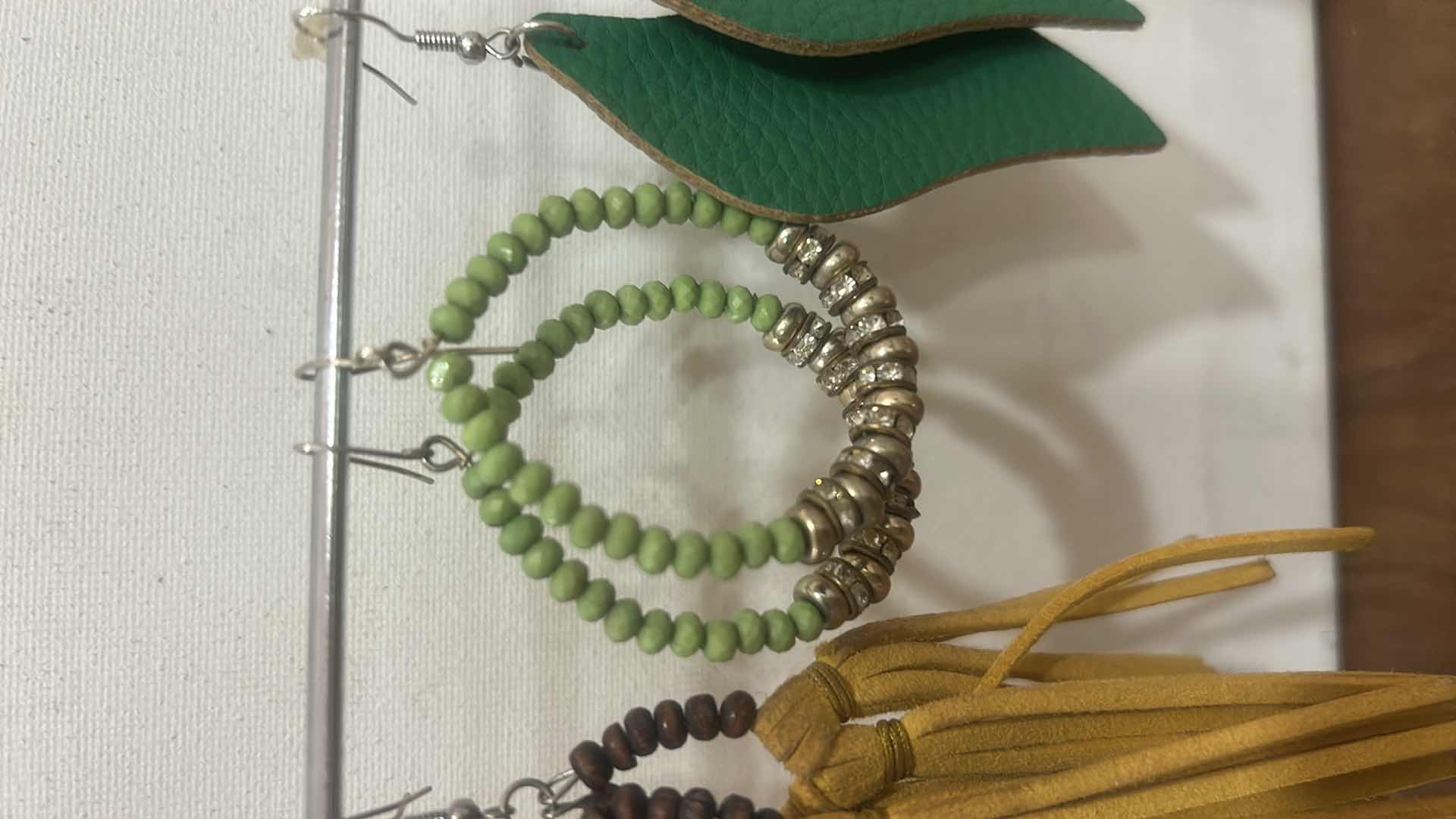 Photo 1 of FASHION JEWELRY- 4 PAIRS PIERCED EARRINGS