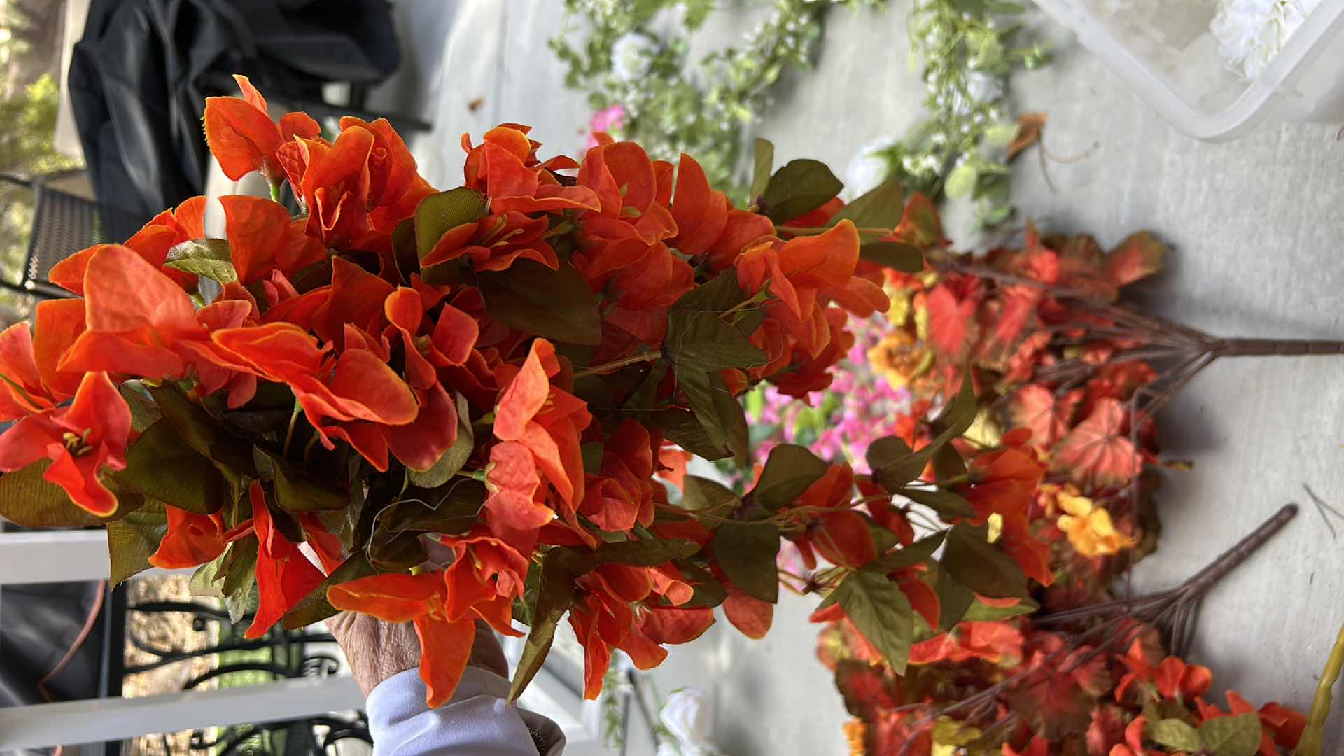 Photo 1 of FLORAL STRANDS AND FLOWER TOPS FOR HOME DECORATION OR CRAFTS