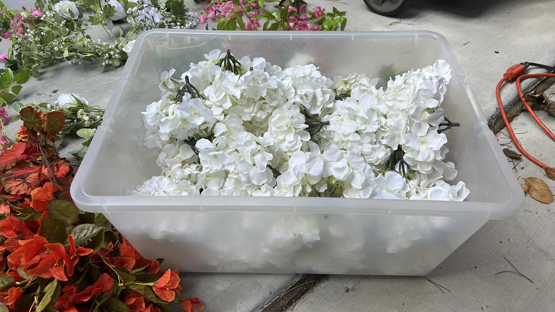 Photo 1 of FLORAL STRANDS AND FLOWER TOPS FOR HOME DECORATION OR CRAFTS