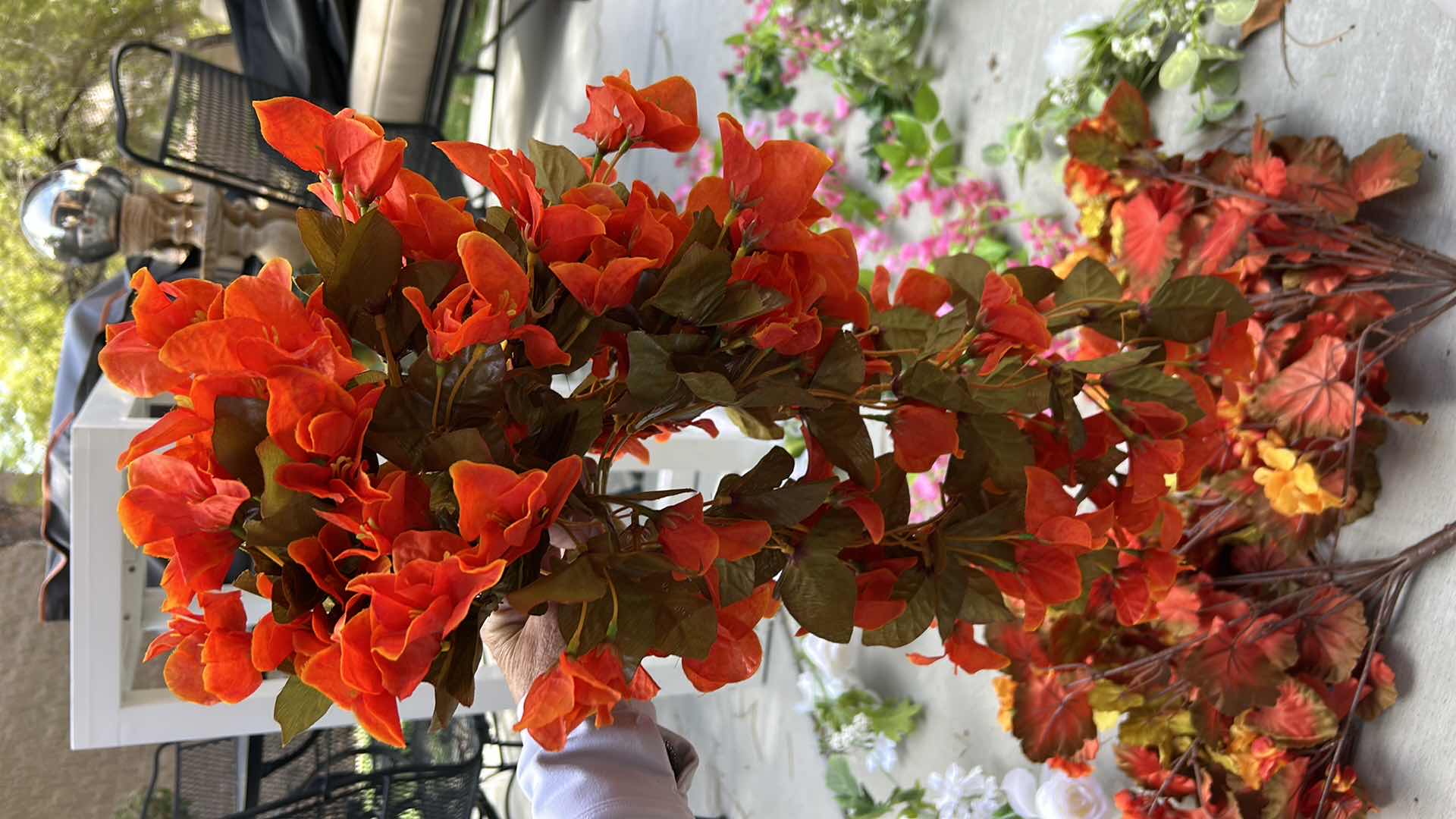 Photo 1 of FLORAL STRANDS AND FLOWER TOPS FOR HOME DECORATION OR CRAFTS