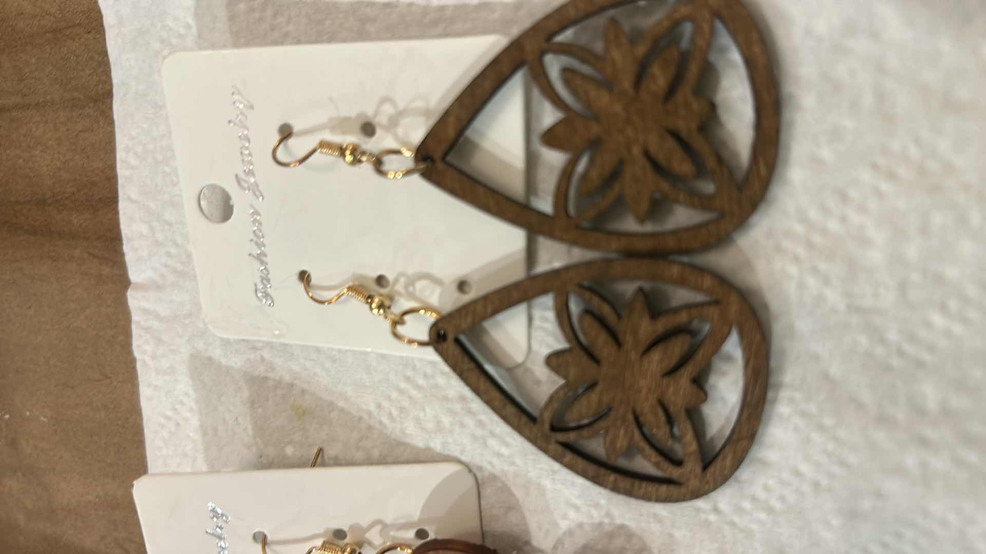 Photo 1 of FASHION JEWELRY- 4 PAIRS PIERCED EARRINGS