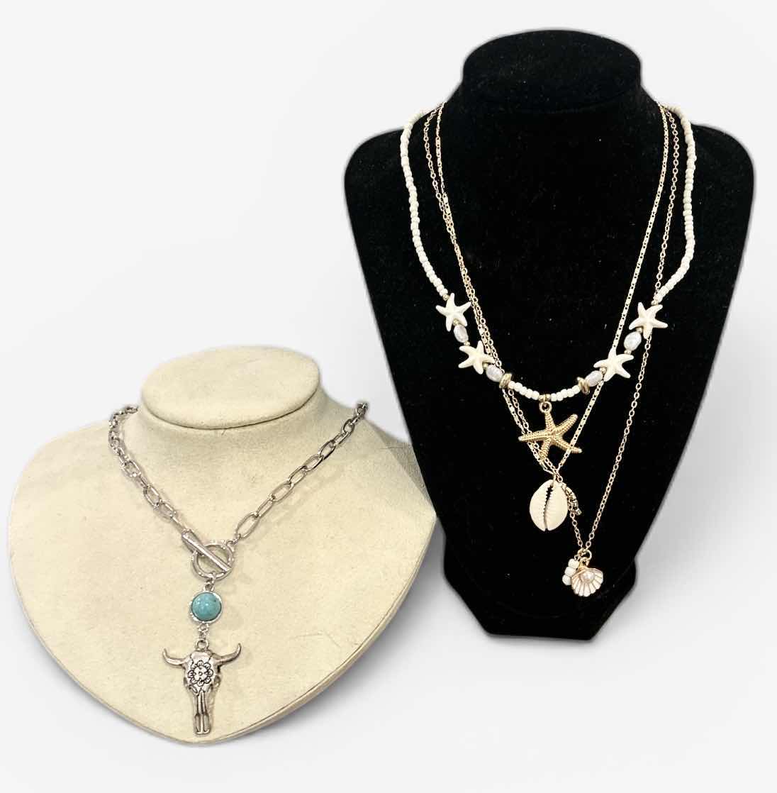 Photo 1 of FASHION JEWELRY- 5 NEW NECKLACES