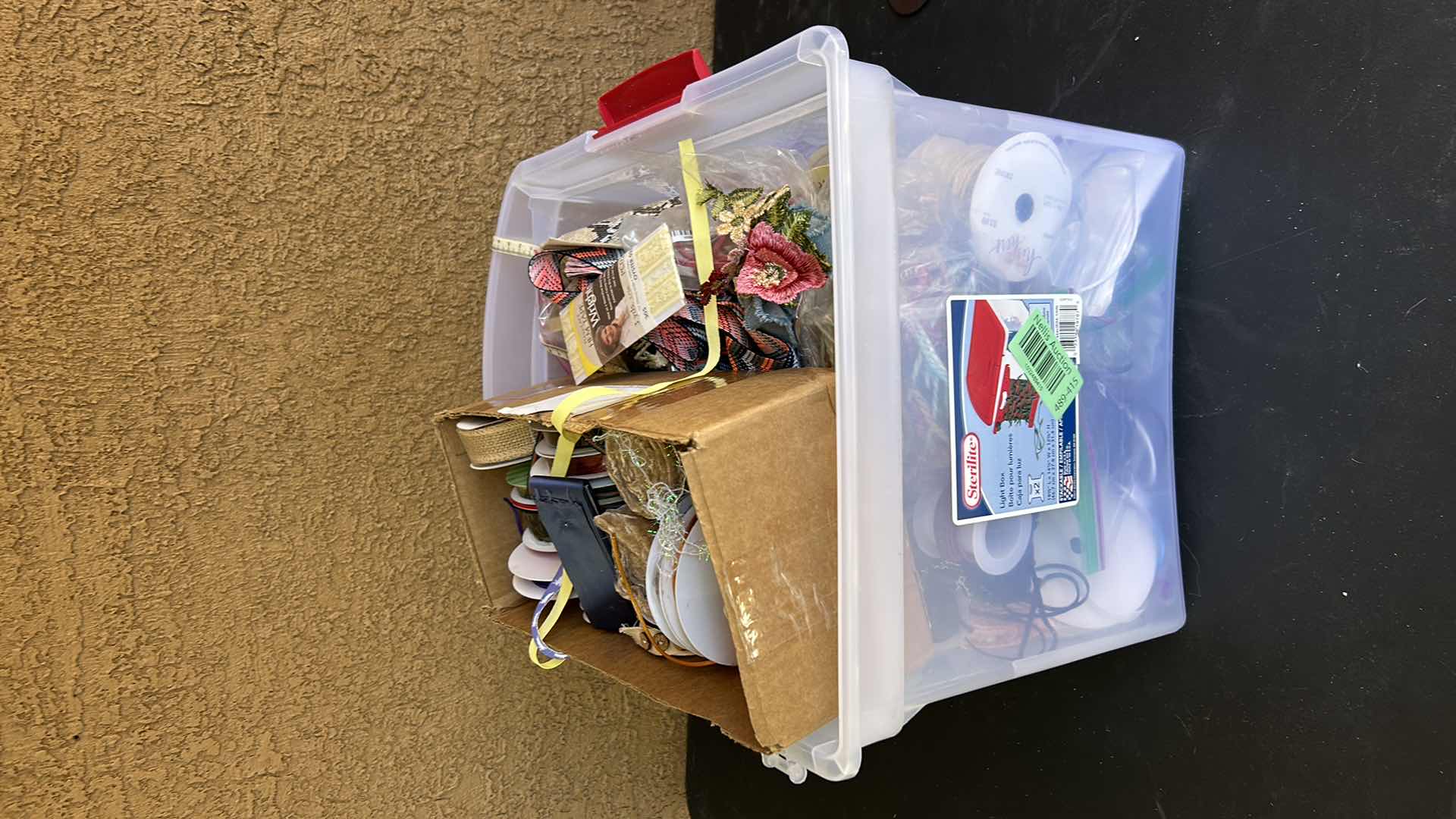 Photo 1 of CRAFTING SUPPLIES- RIBBONS, CORDS, AND MORE