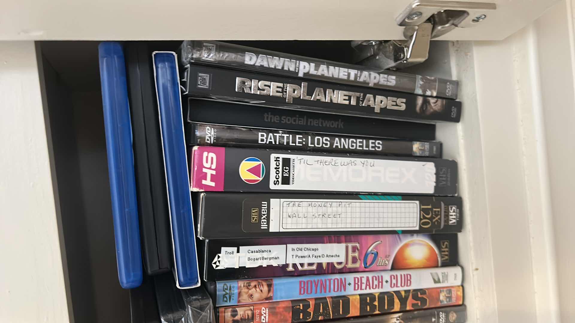 Photo 1 of 2 SHELVES OF DVD’S