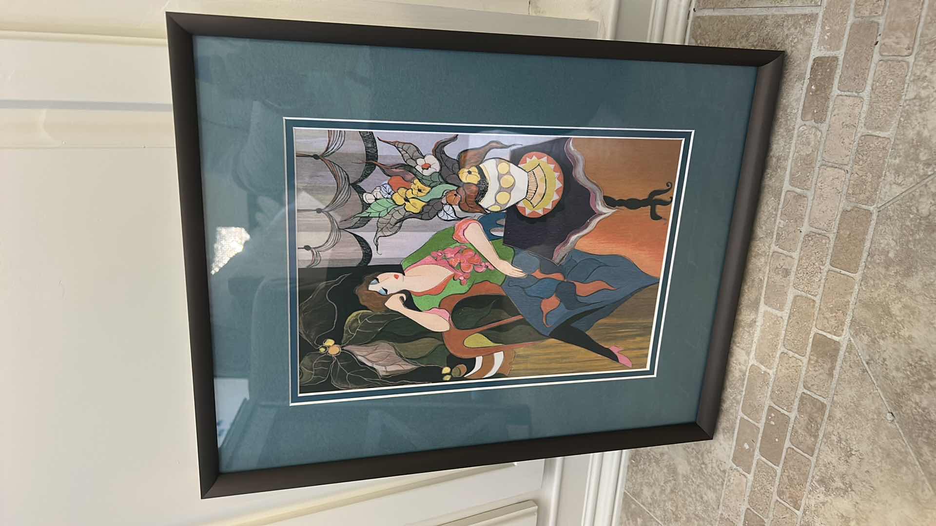 Photo 1 of FRAMED PRINT TITLED “TRANQUILITY” BY THE ARTIST ITZCHAK TARKAY. ARTWORK 13 1/2” x H17 1/2”