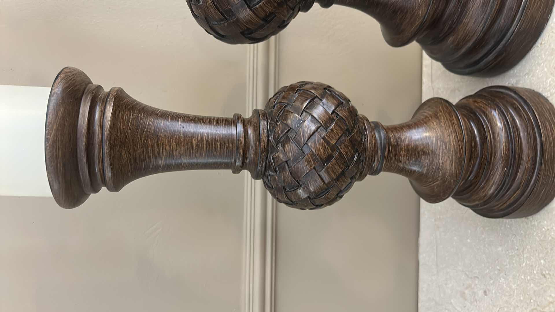 Photo 1 of 2 DECORATIVE CANDLESTICKS (TALLEST H17.75”)