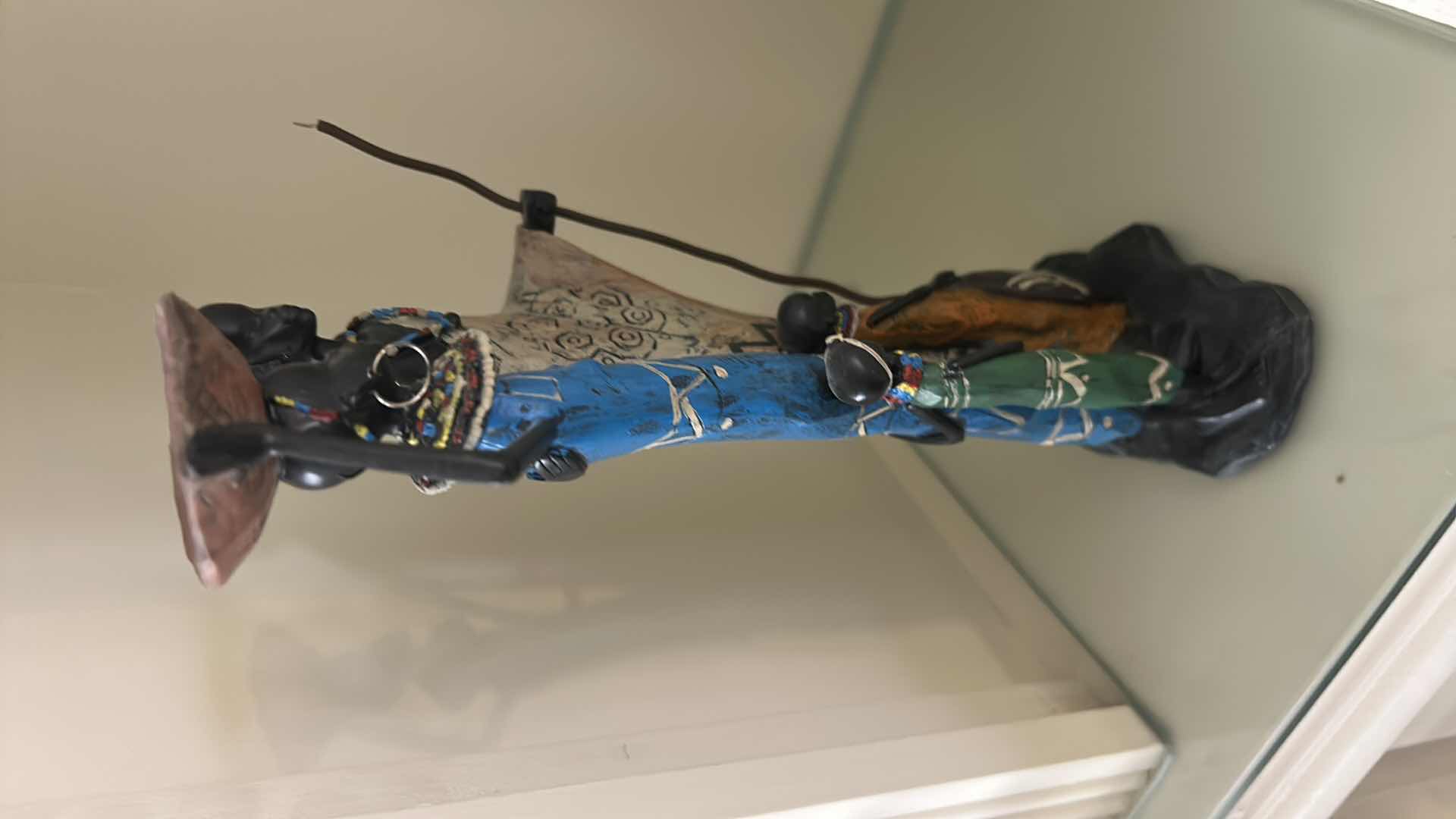 Photo 1 of AFRICAN TRIBAL FAMILY SCULPTURE ~ RESIN COMPOSITE H10”