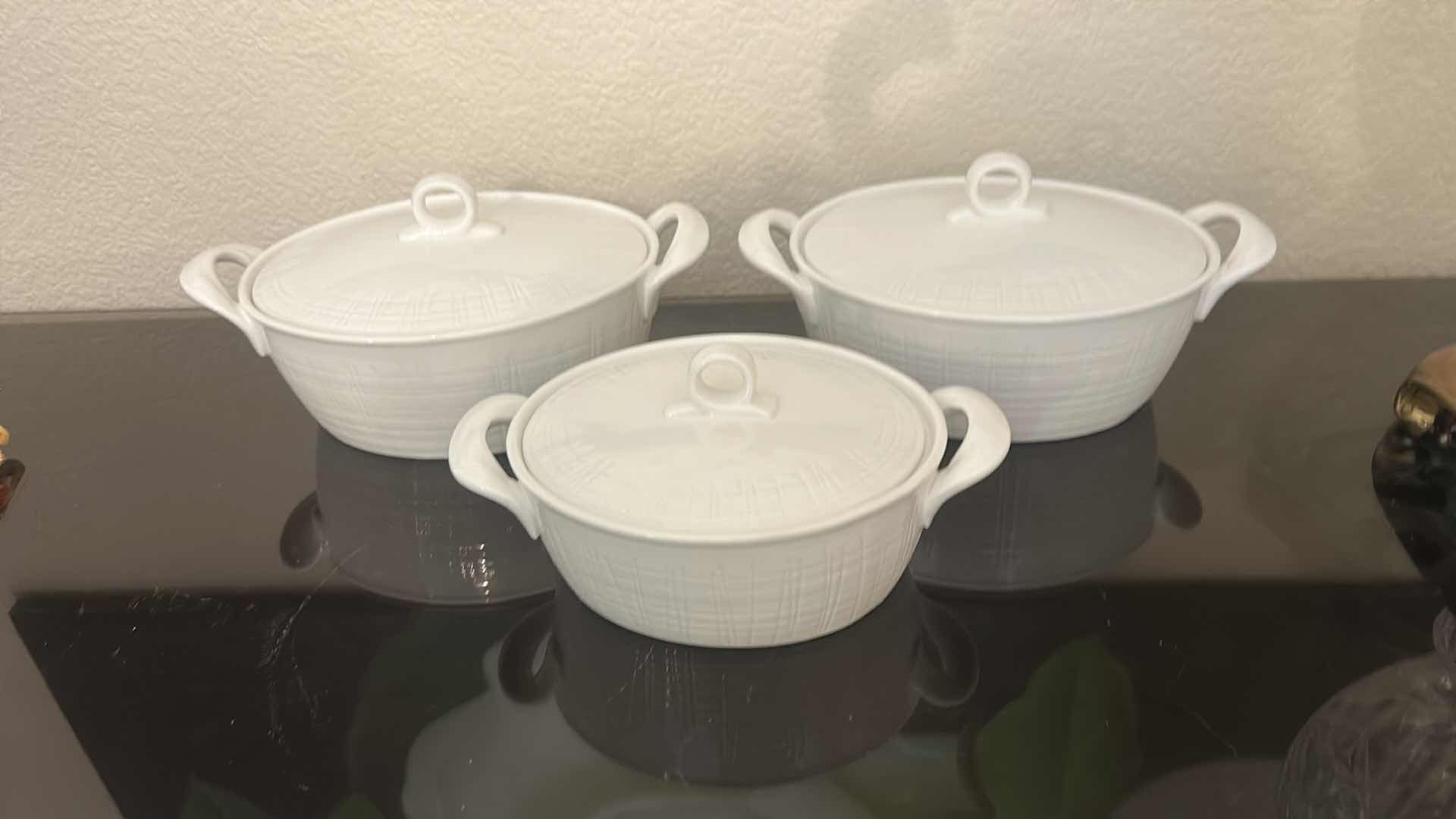 Photo 1 of 3 LIDDED CASSEROLE DISHES