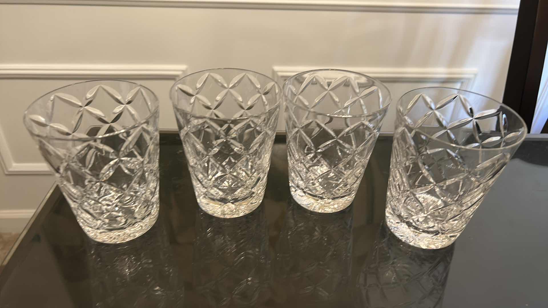 Photo 1 of 4 CUT CRYSTAL HIGH BALL GLASSES