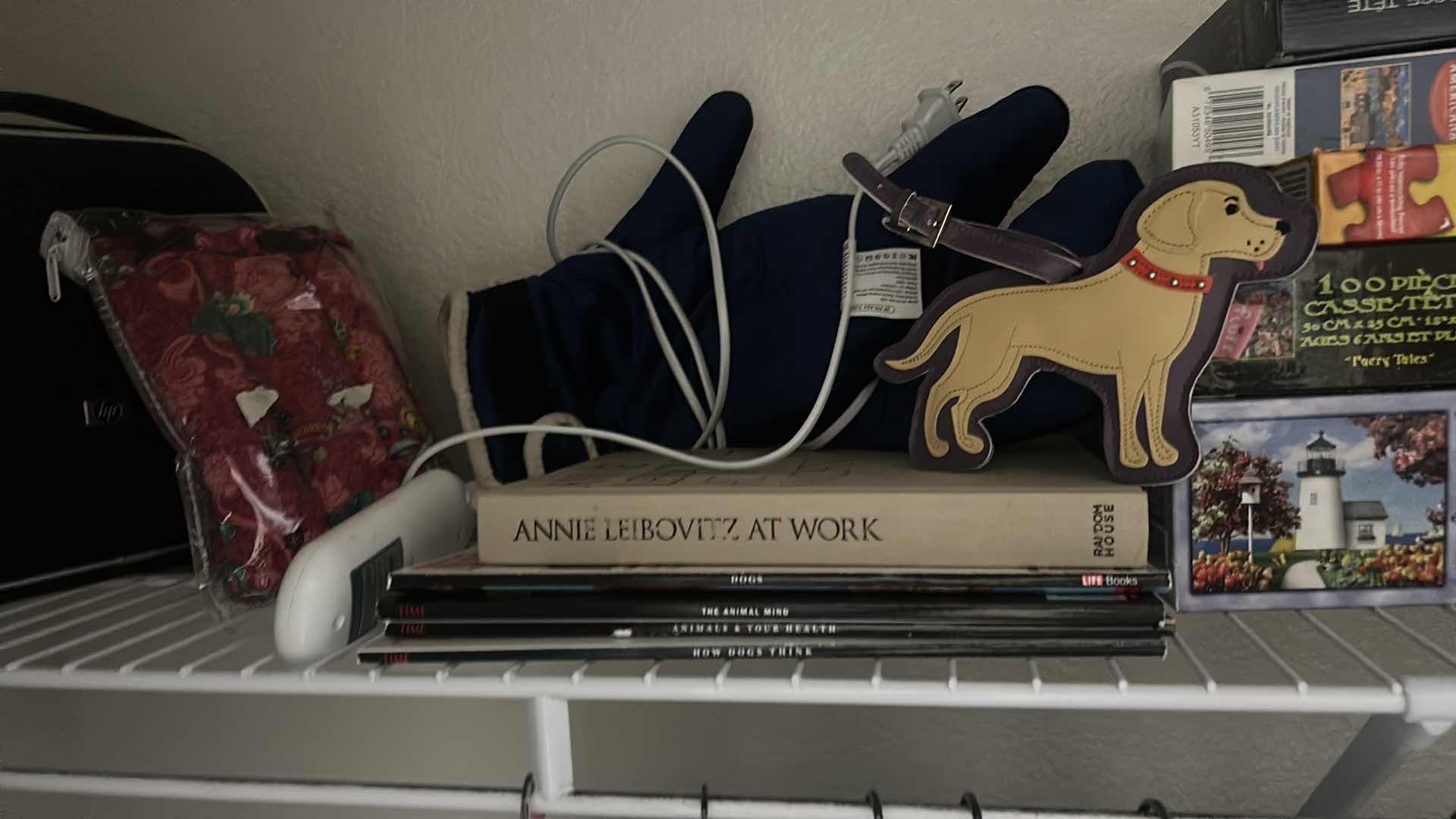 Photo 1 of CONTENTS ON SHELF- PUZZLES, BOOKS, VHS, AND MORE