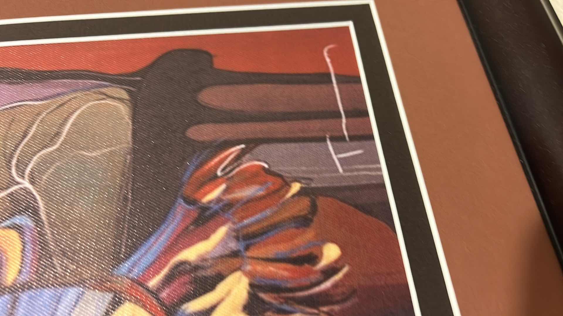 Photo 1 of FRAMED PRINT, BY THE CELEBRATED ISRAELI ARTIST ITZCHAK TARKAY (1935–2012) 24“ x H24“