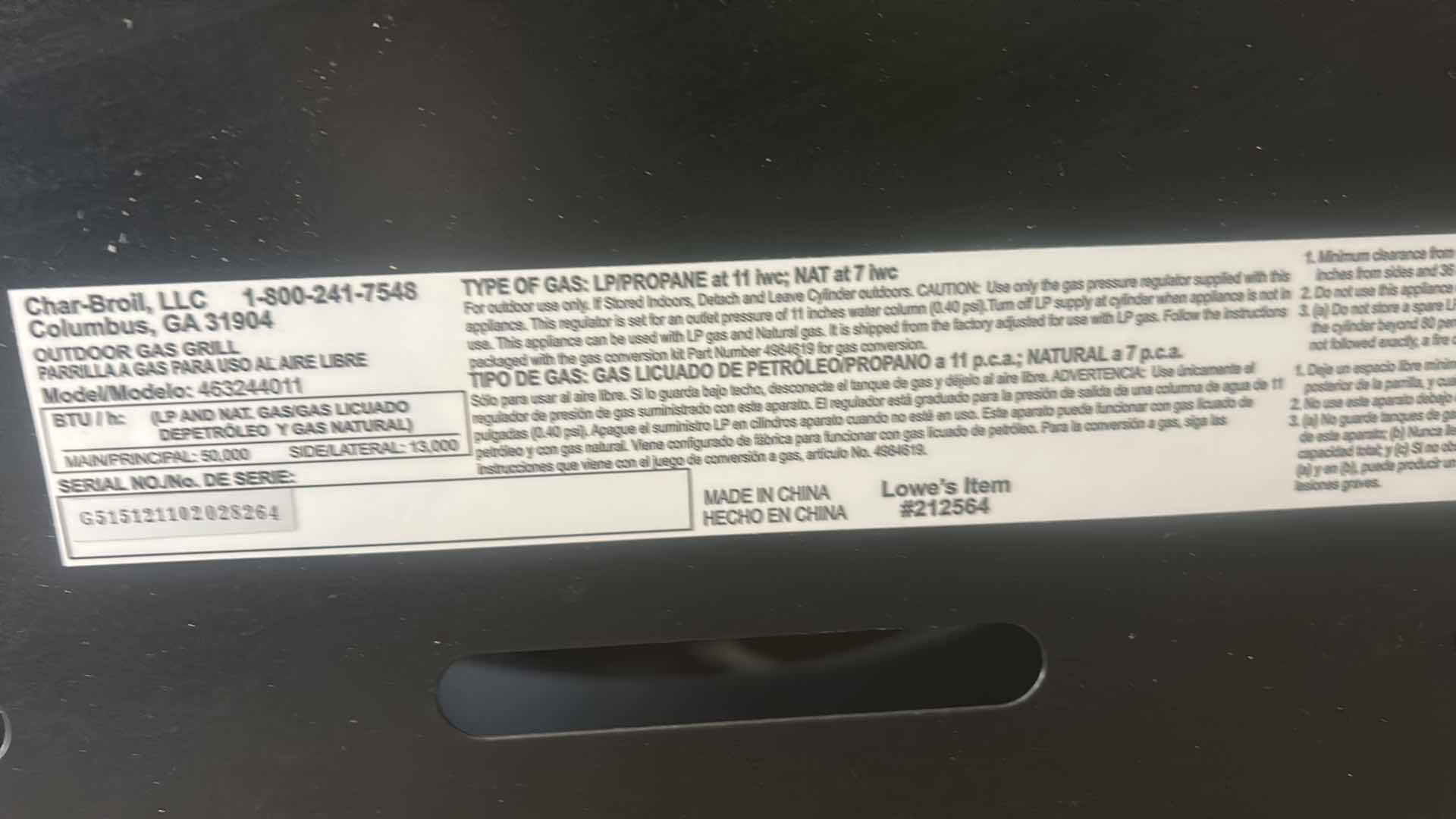 Photo 1 of COMMERCIAL SERIES CHAR BROIL BBQ