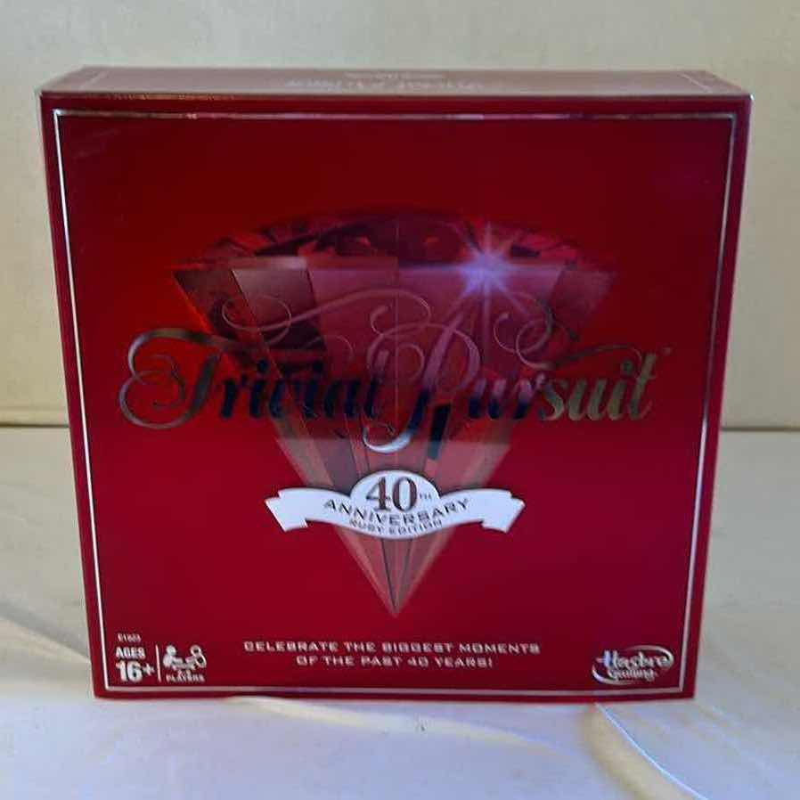 Photo 1 of TRIVIAL PURSUIT 40th ANNIVERSARY RUBY EDITION