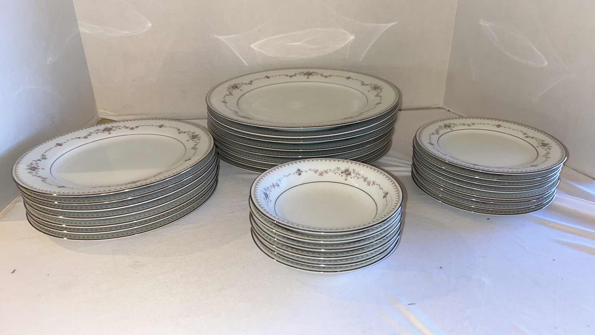 Photo 2 of 44 PCS- NORITAKE FAIRMONT BONE CHINA 