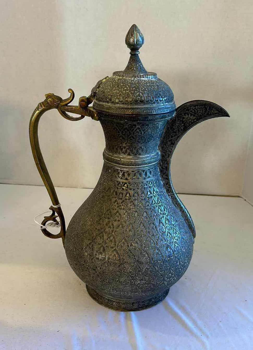 Photo 2 of MIDDLE EASTERN DALLAH ARABIC COFFEE POT H 15”