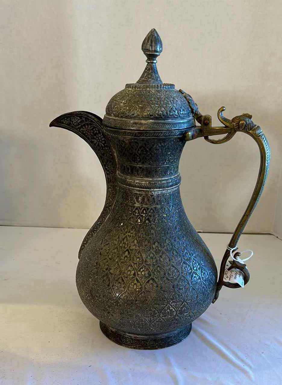 Photo 1 of MIDDLE EASTERN DALLAH ARABIC COFFEE POT H 15”