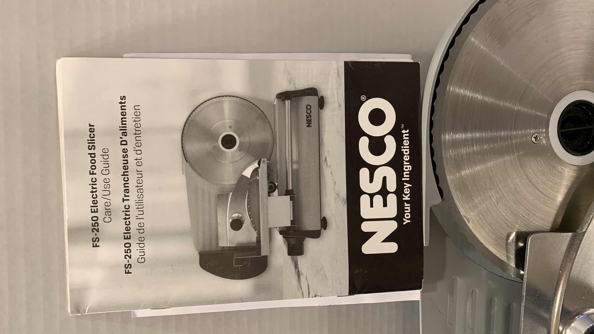 Photo 2 of NESCO ELECTRIC FOOD SLICER FS-250