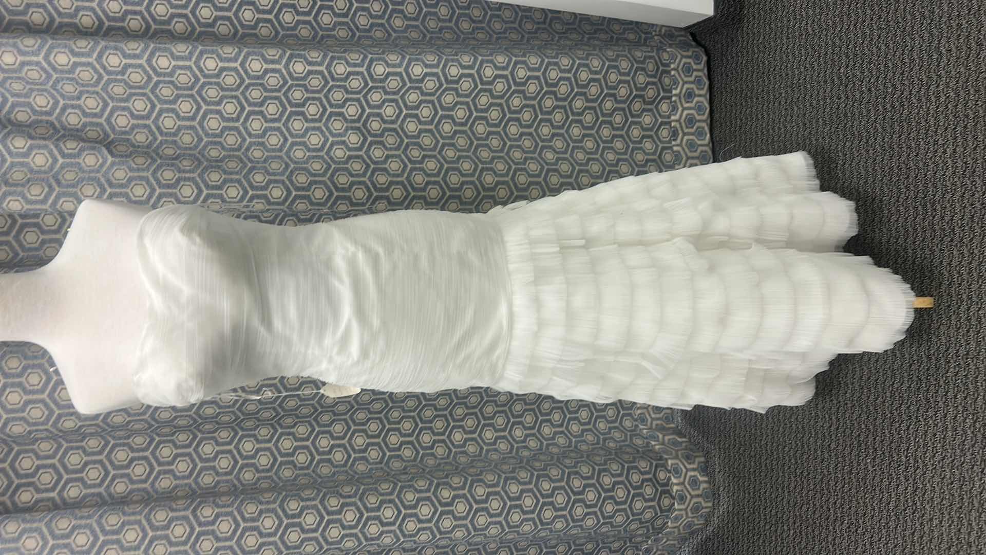 Photo 1 of BRIDAL GOWN “WTOO BRIDES BY WATTERS” STRAPLESS IVORY, FITTED BODICE, SLIM A-LINE SILHOUTTE SIZE 10 