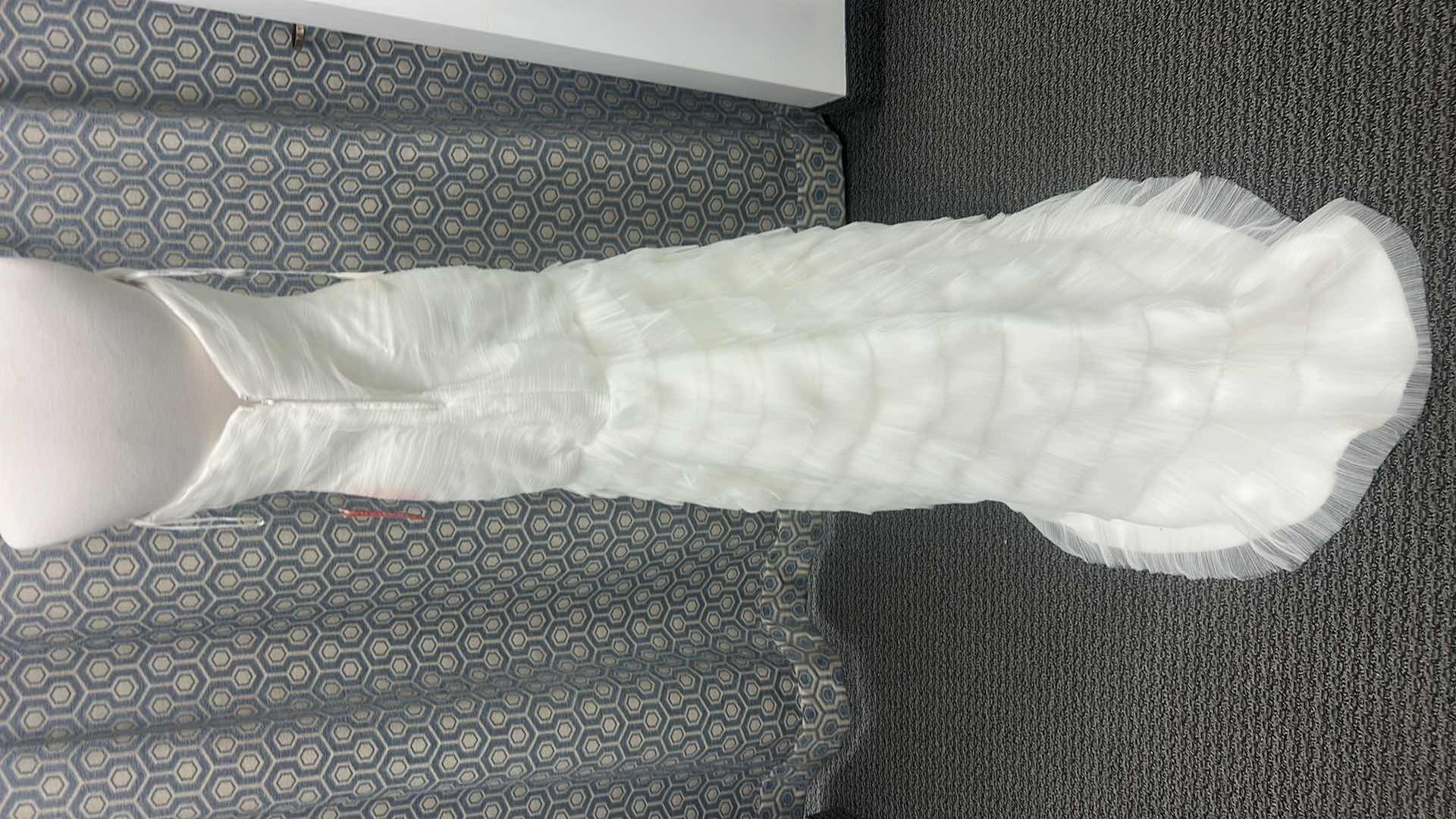 Photo 1 of BRIDAL GOWN “WTOO BRIDES BY WATTERS” STRAPLESS IVORY, FITTED BODICE, SLIM A-LINE SILHOUTTE SIZE 10 