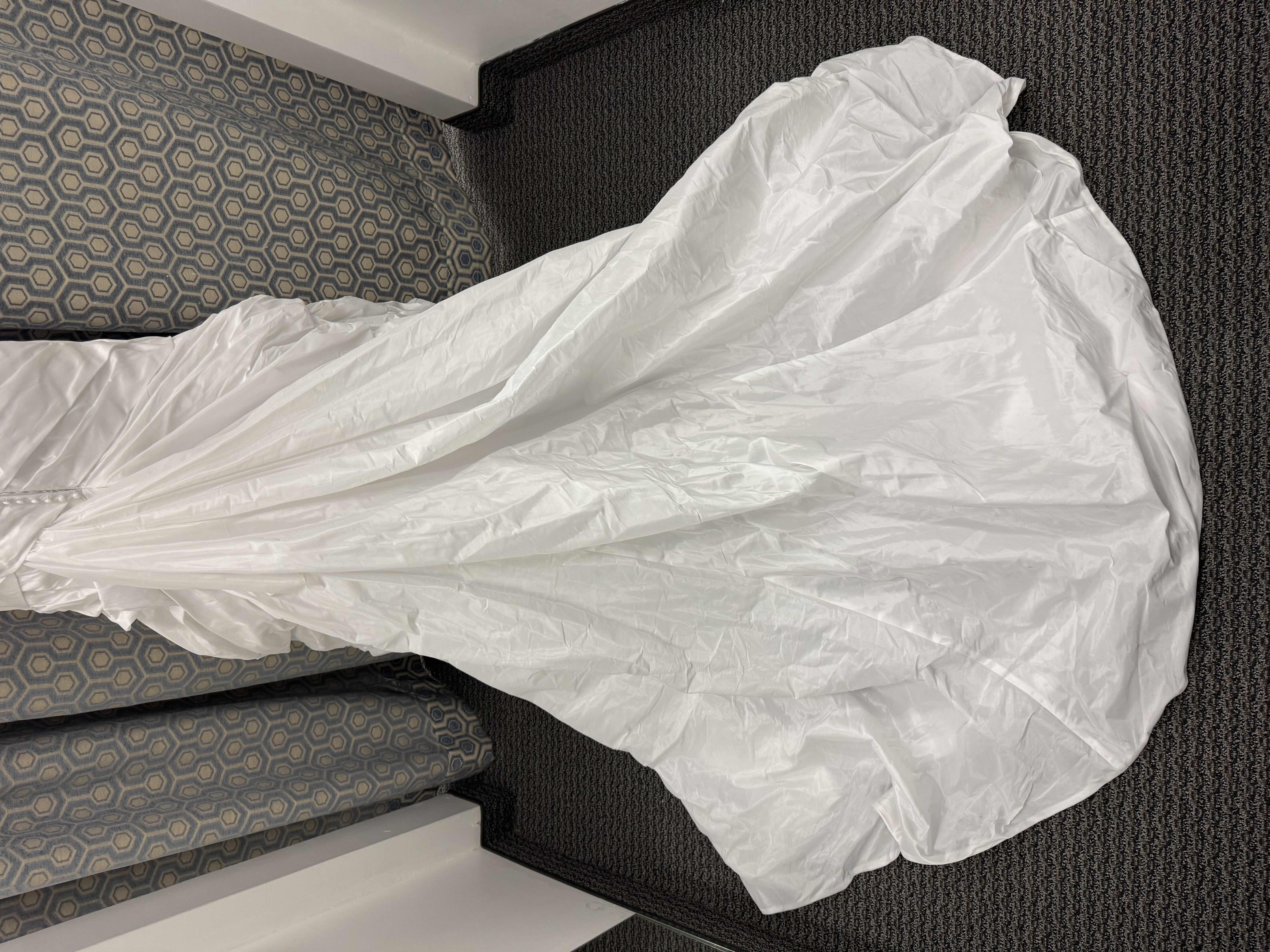 Photo 1 of 
mBRIDAL GOWN ENZOANI  FINNA D WHITE GOWN SIZE 12