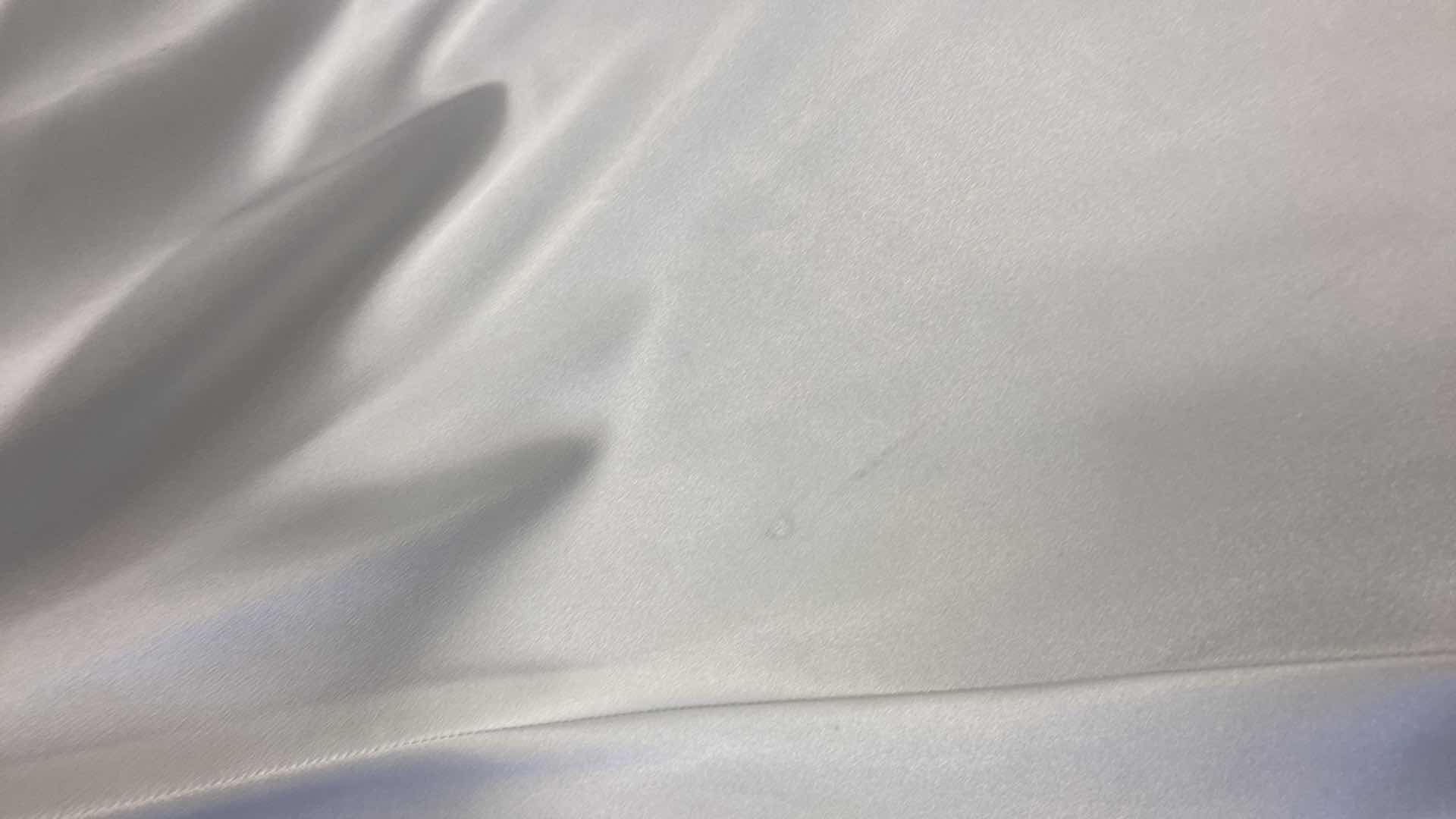 Photo 1 of BRIDAL GOWN  “MAGGIE SOTTERO COUTURE” WHITE SATIN w RHINESTONE & BUSTLE  SIZE 8