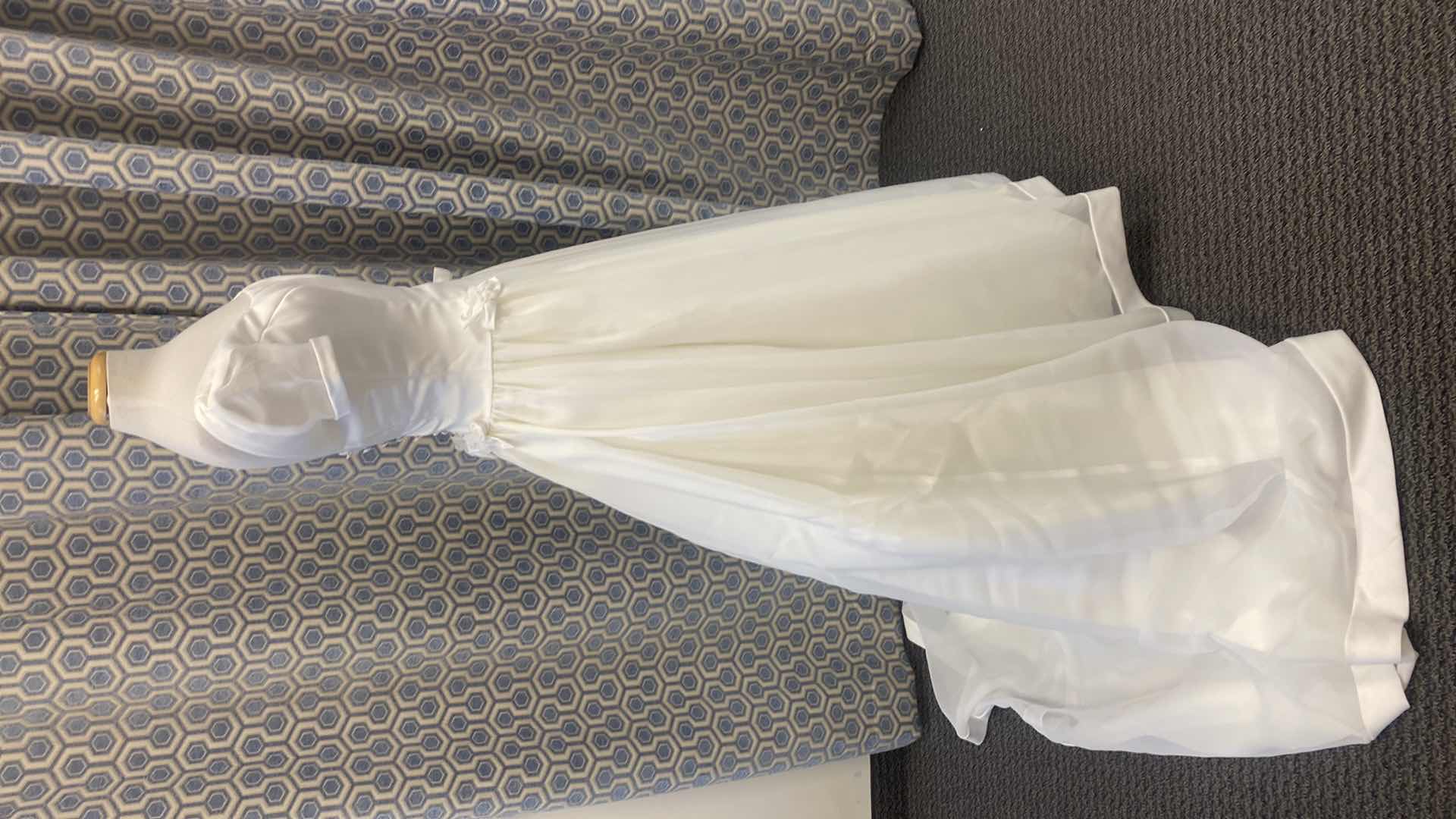 Photo 1 of BRIDAL GOWN “ELEGANT BRIDES” WHITE SATIN 2 ORGANZA SKIRT SIZE 8