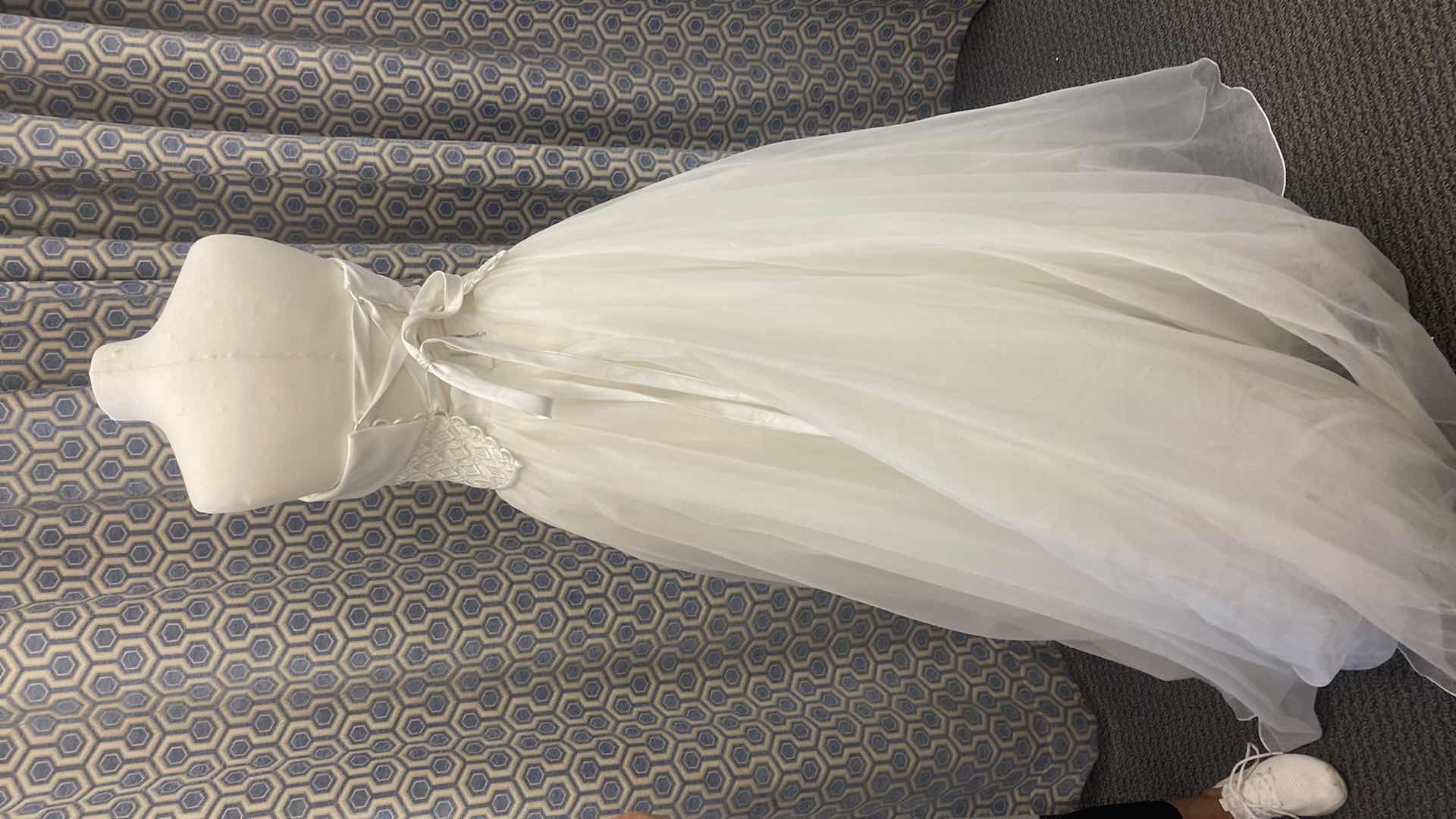 Photo 1 of BRIDAL GOWN “MAGGIE SOTTERO” WHITE SATIN 2 PIECE w ORGANZA SKIRT SIZE 6