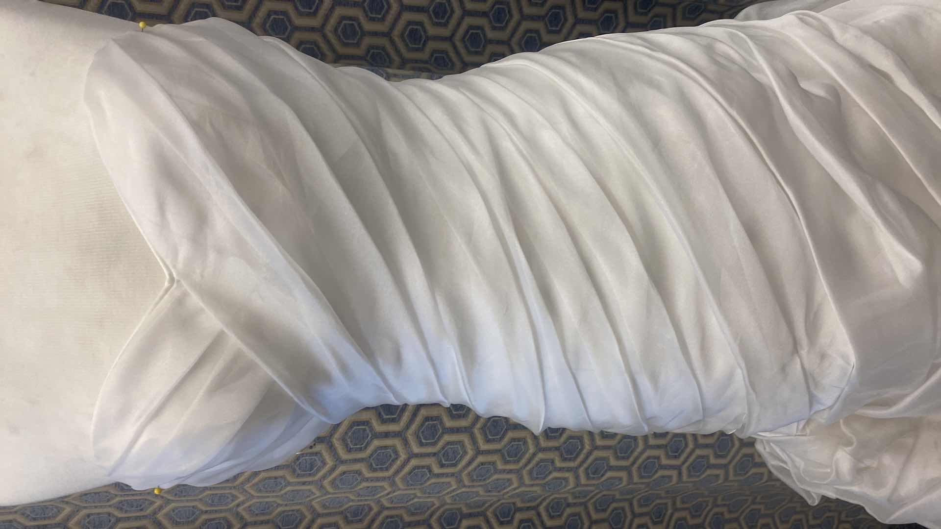 Photo 1 of BRIDAL GOWN “MAGGIE SOTTERO” IVORY SATIN STRAPLESS CORSET BACK SIZE 10
