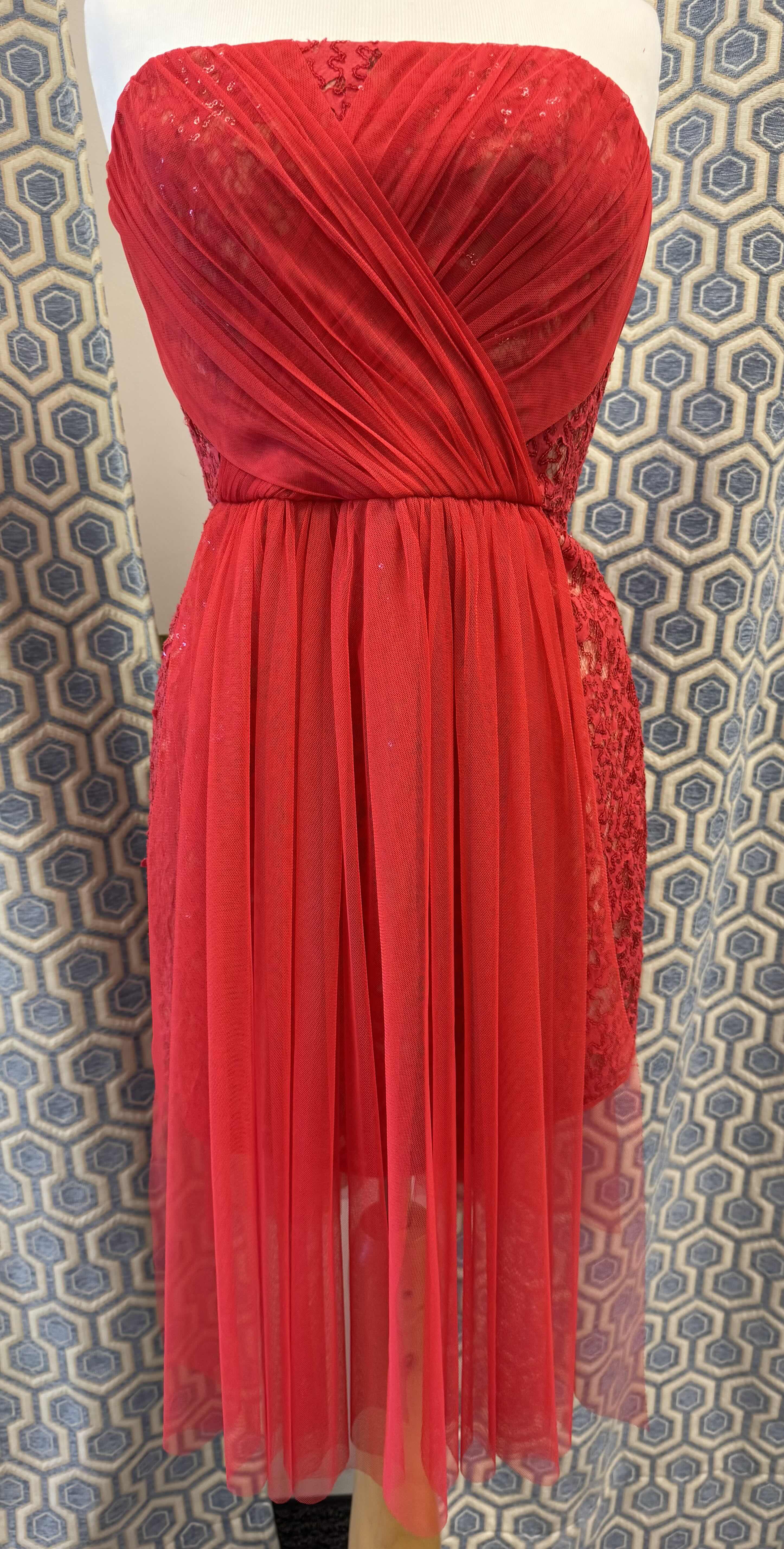 Photo 1 of EVENING GOWN BCBGB MAXAZRIA VIENNA RED SIZE 10