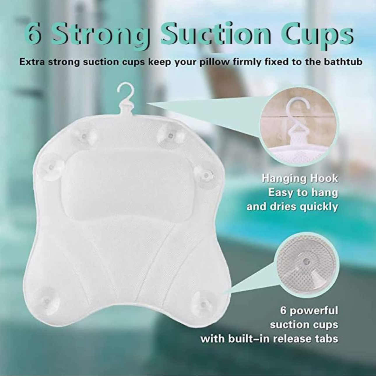 Photo 1 of BRAND NEW CASE OF ERGONOMIC WASHABLE BATH PILLOWS