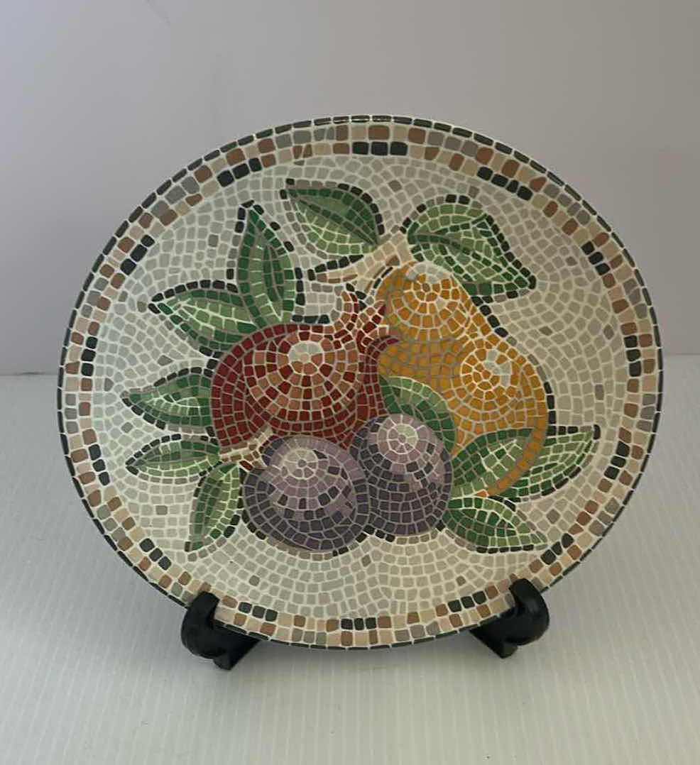 Photo 1 of 9- ZOEY BY SANGO MOSAIC DESIGN SALAD PLATES